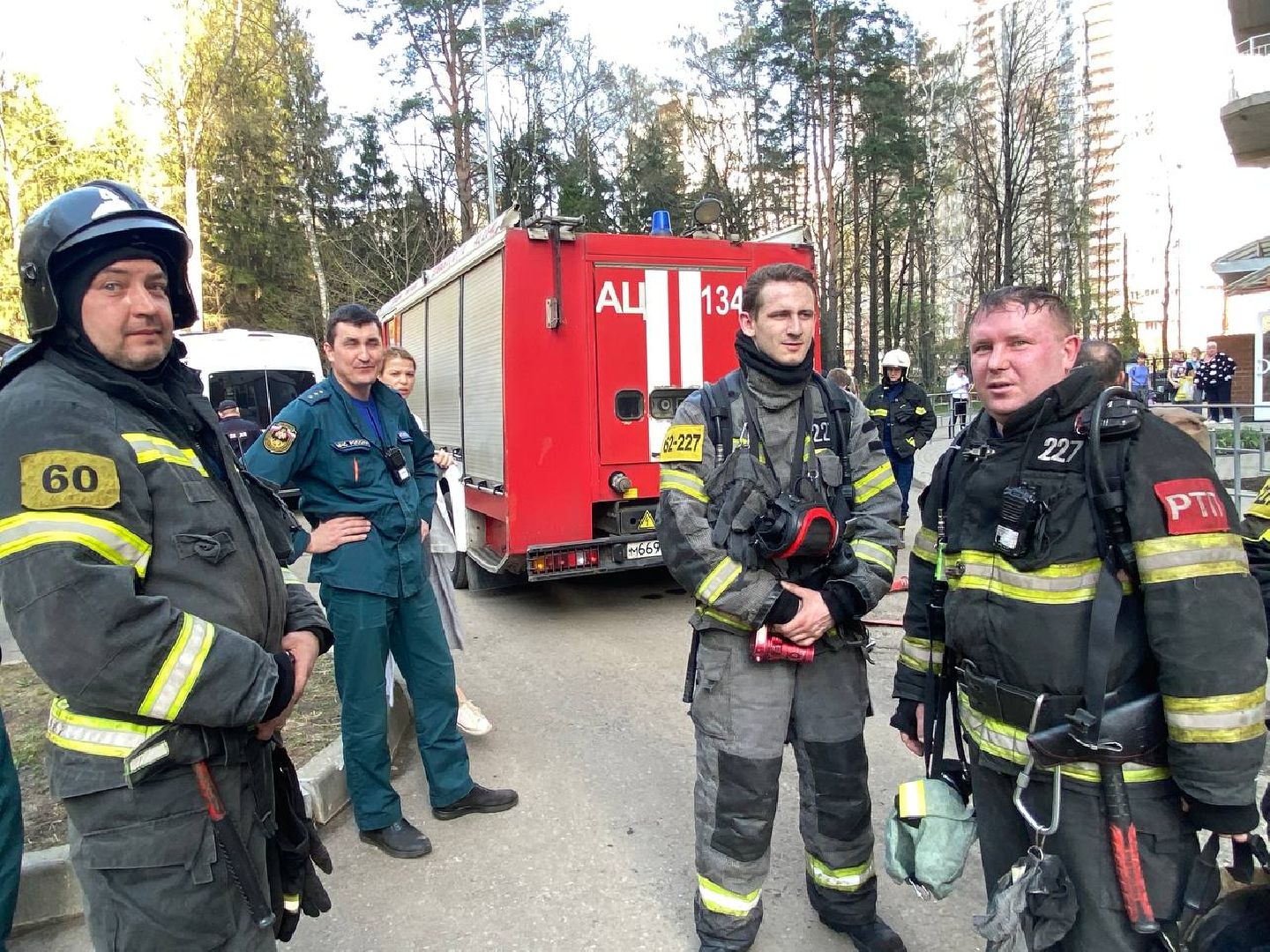 пожар в Красногорске, пожар в Изумрудных холмах,