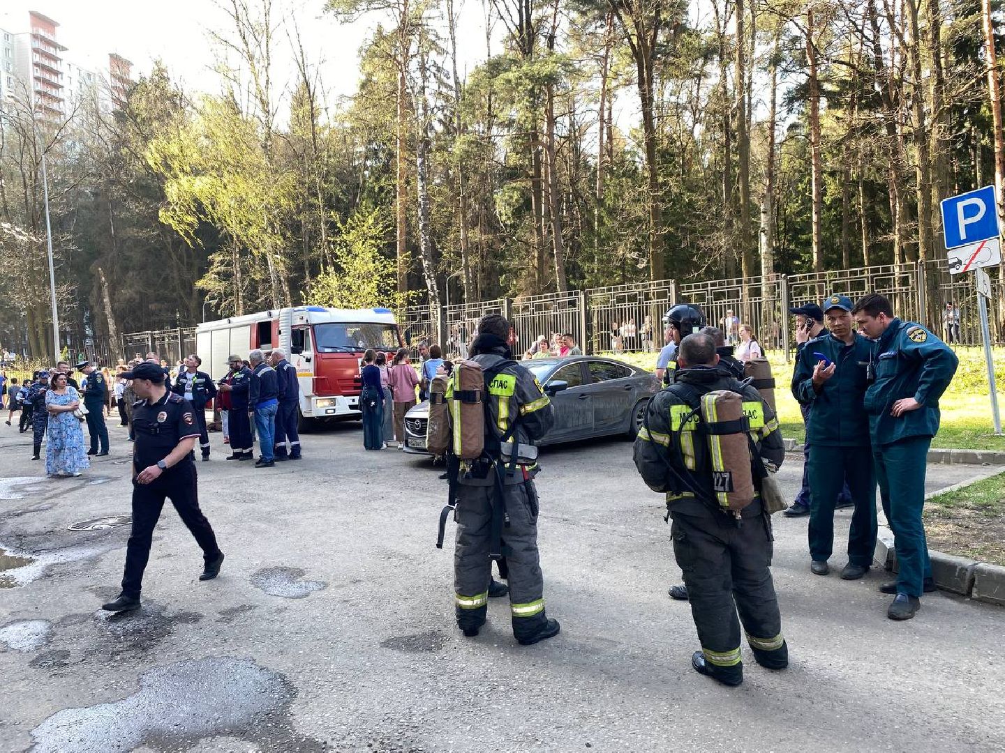 пожар в Красногорске, пожар в Изумрудных холмах,