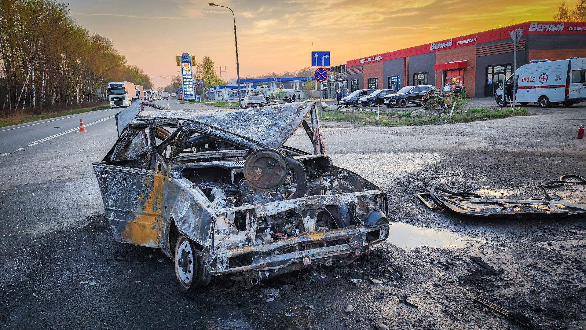 дтп а-107, дтп Раменский округ , дтп Нестерово, дтп с возгоранием авто,
