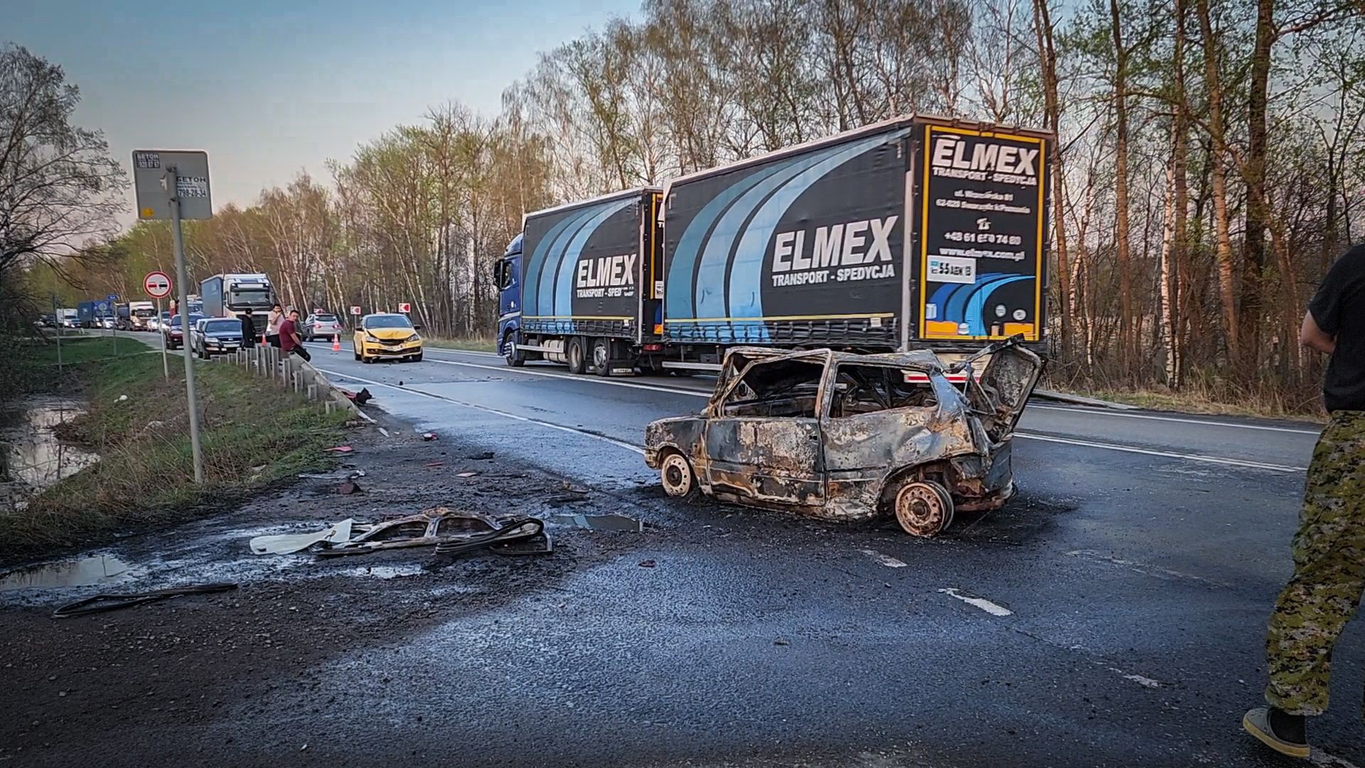 дтп а-107, дтп Раменский округ , дтп Нестерово, дтп с возгоранием авто,