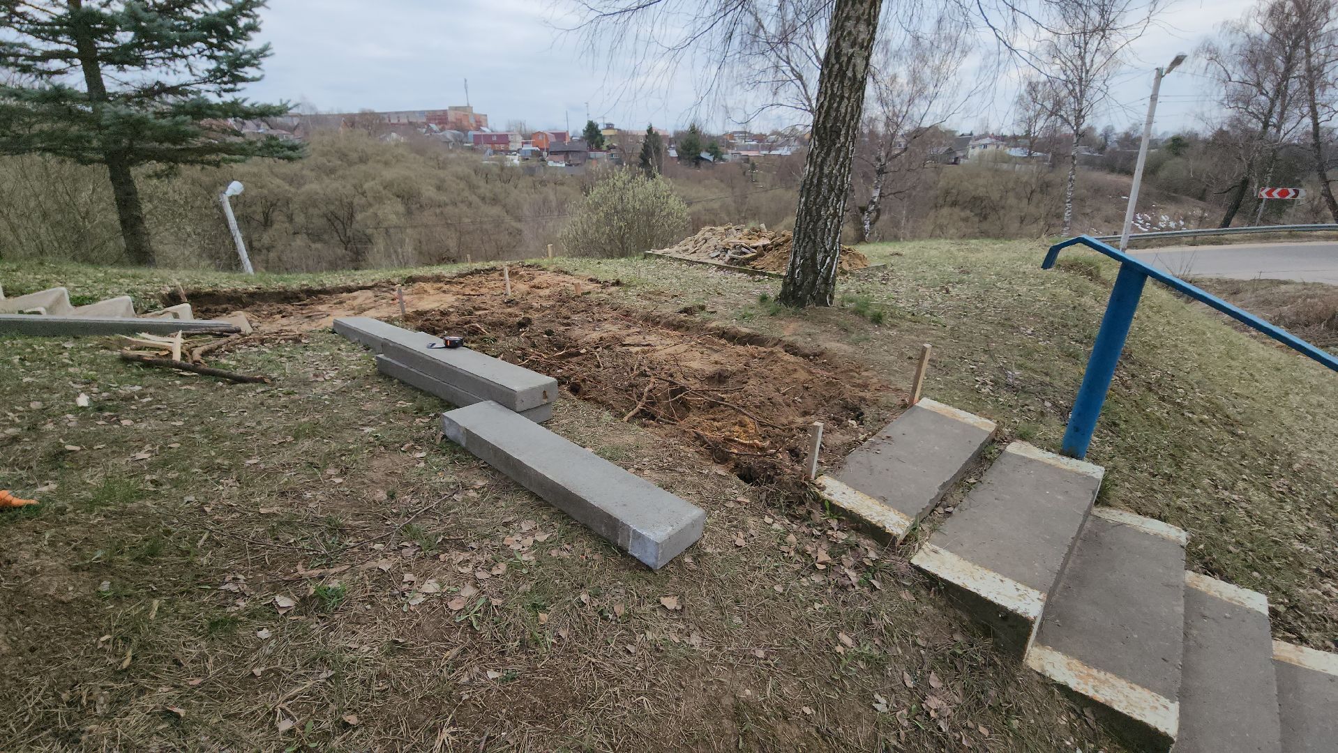 серпухов, деревня глубоково,  ремонт памятника вов,