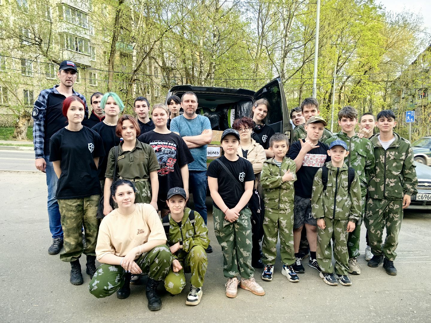 груз, гуманитрная помощь, сво, бойцы, каскад, юнармия,