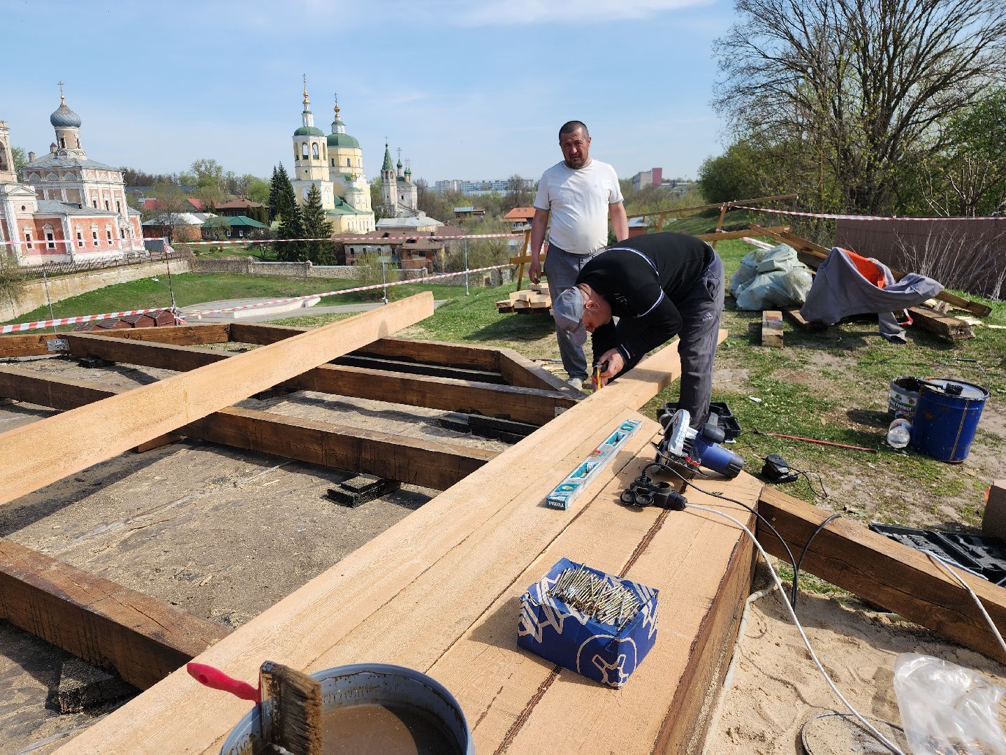 серпухов, подмосковье, смотровая площадка, храмы,