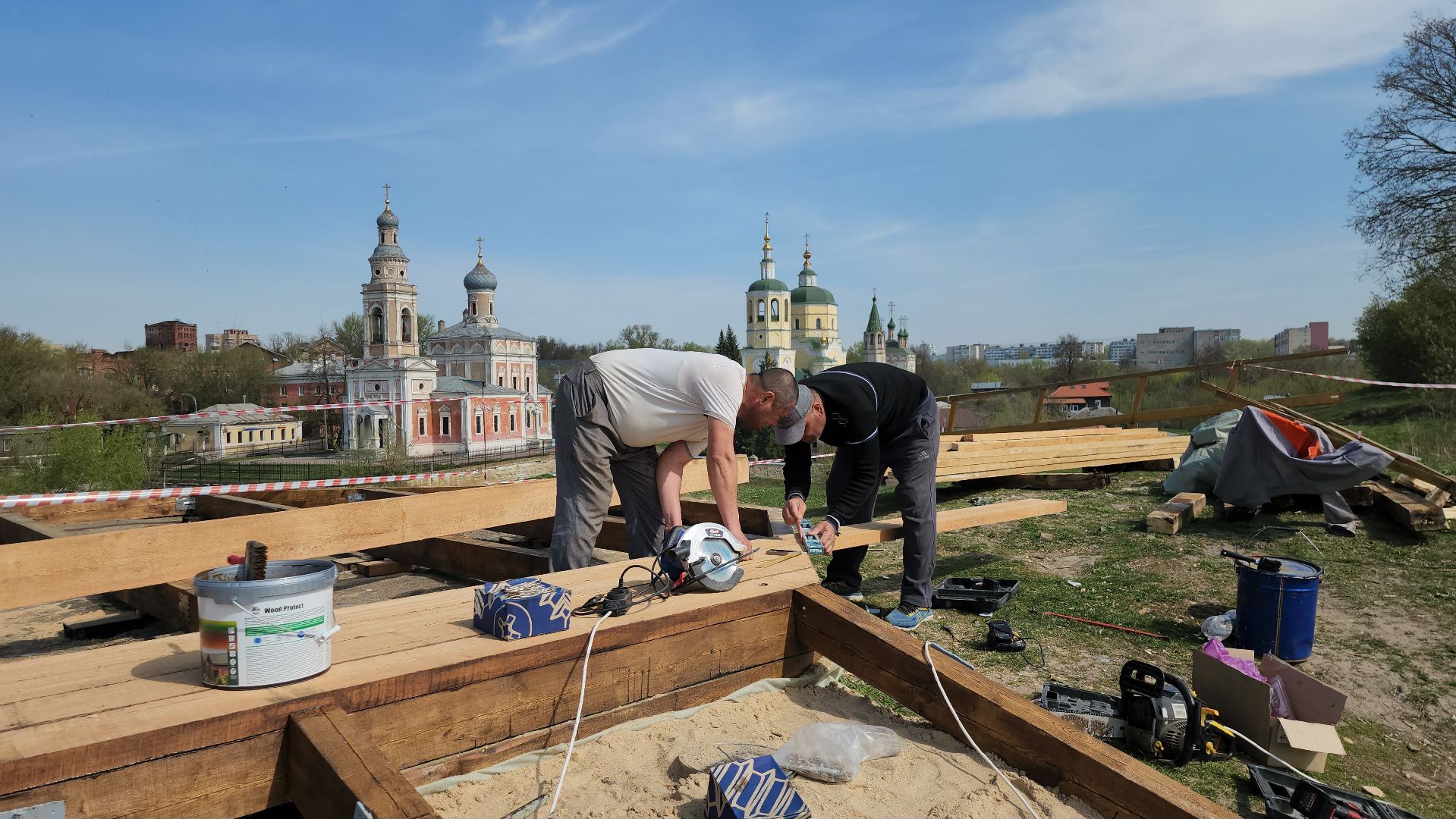 серпухов, подмосковье, смотровая площадка, храмы,