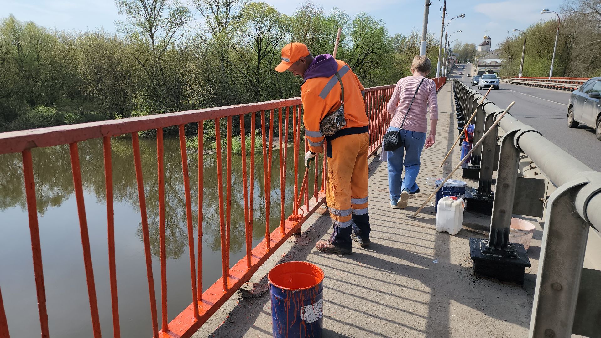 серпухов, подмосковье, месячник благосутройства, дороги, мосты,