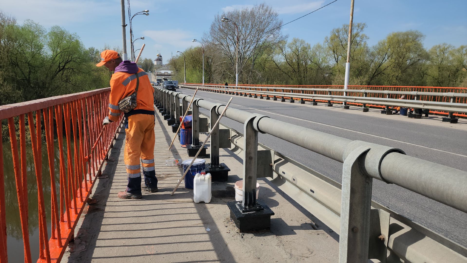 серпухов, подмосковье, месячник благосутройства, дороги, мосты,