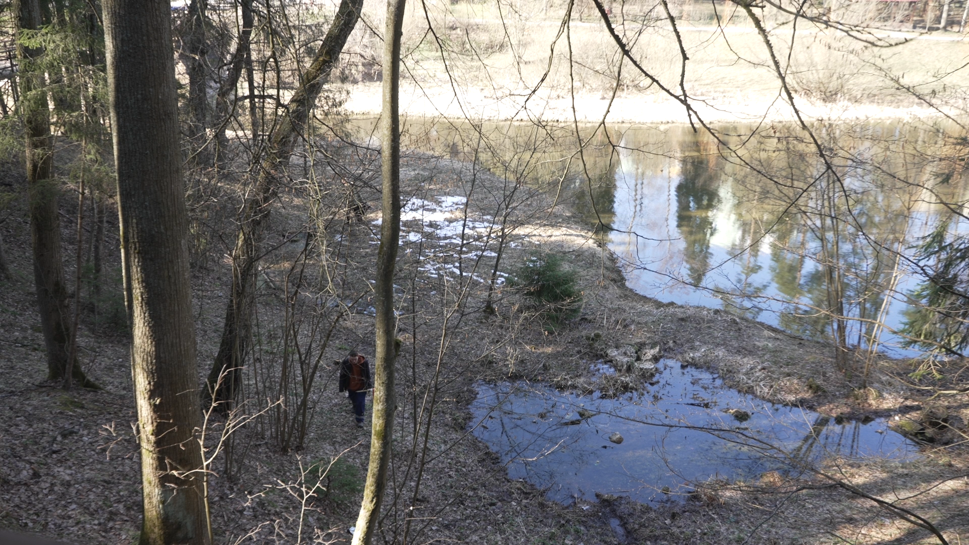 чистый берег, власиха озеро, среднее озеро власиха, уборка территории,