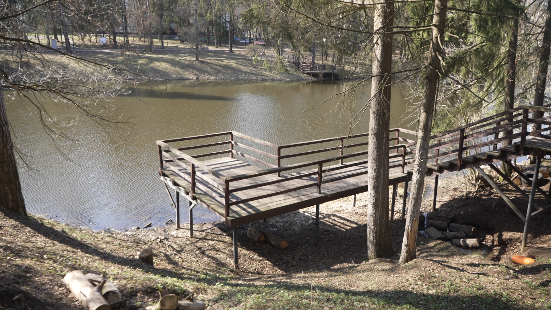 чистый берег, власиха озеро, среднее озеро власиха, уборка территории,