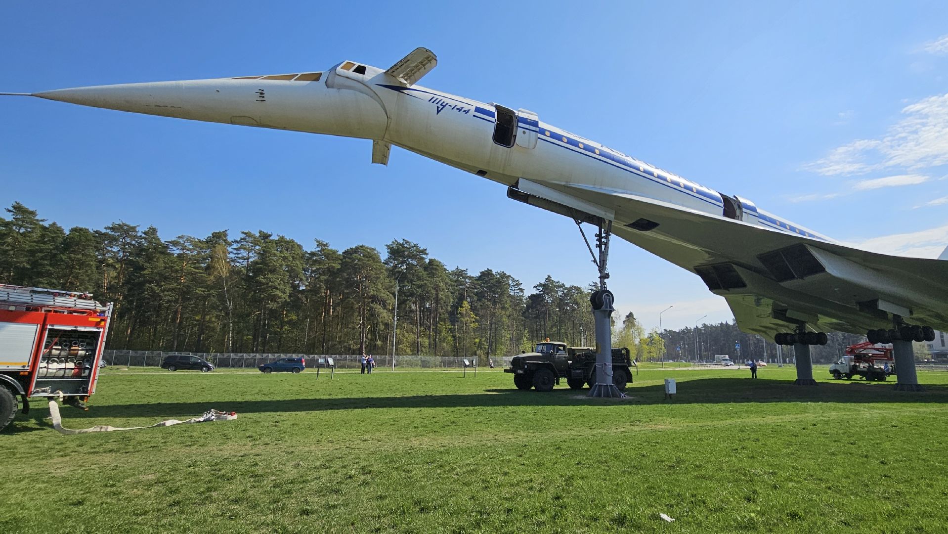 самолет, ту-144, памятник, жуковский,