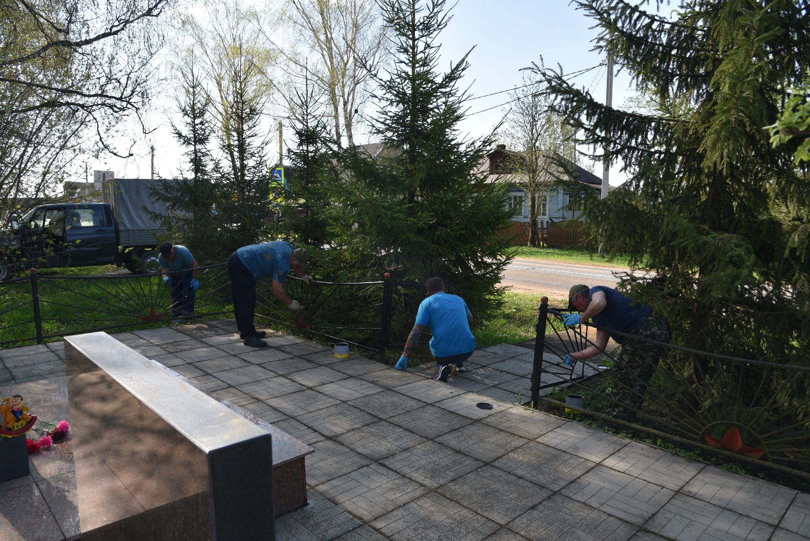 лотошино, калицино, день победы, благоустройство,