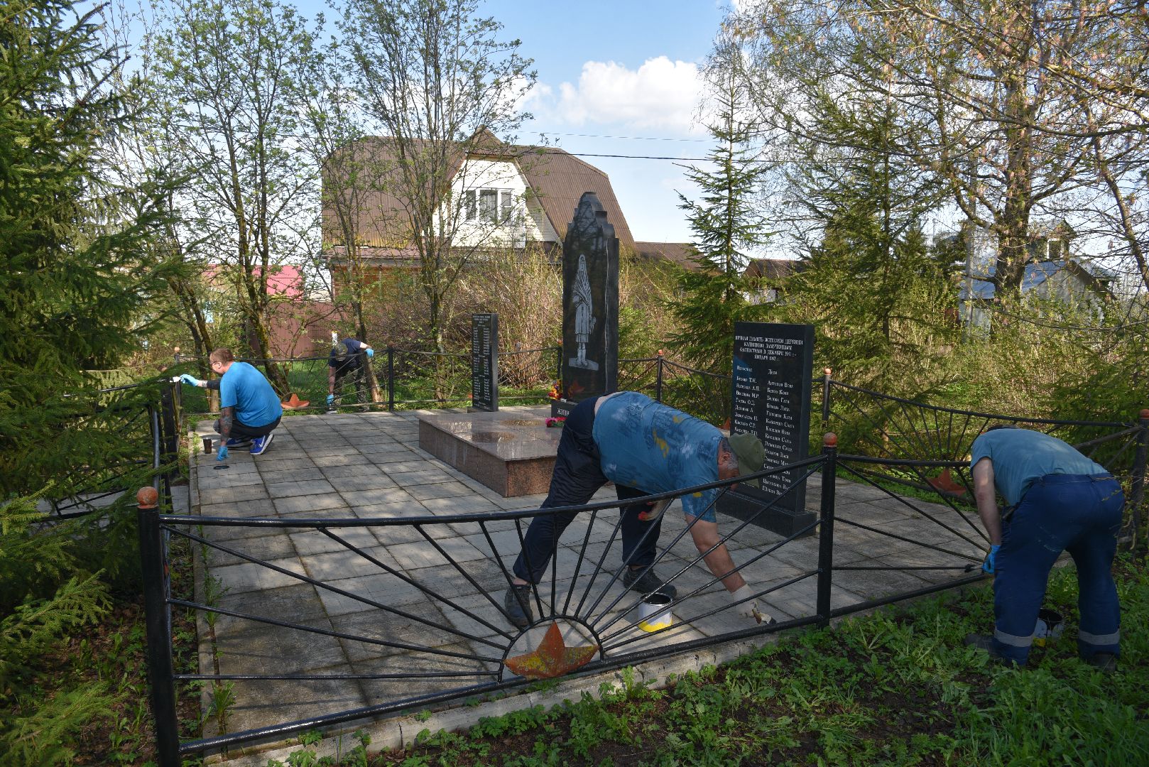 лотошино, калицино, день победы, благоустройство,