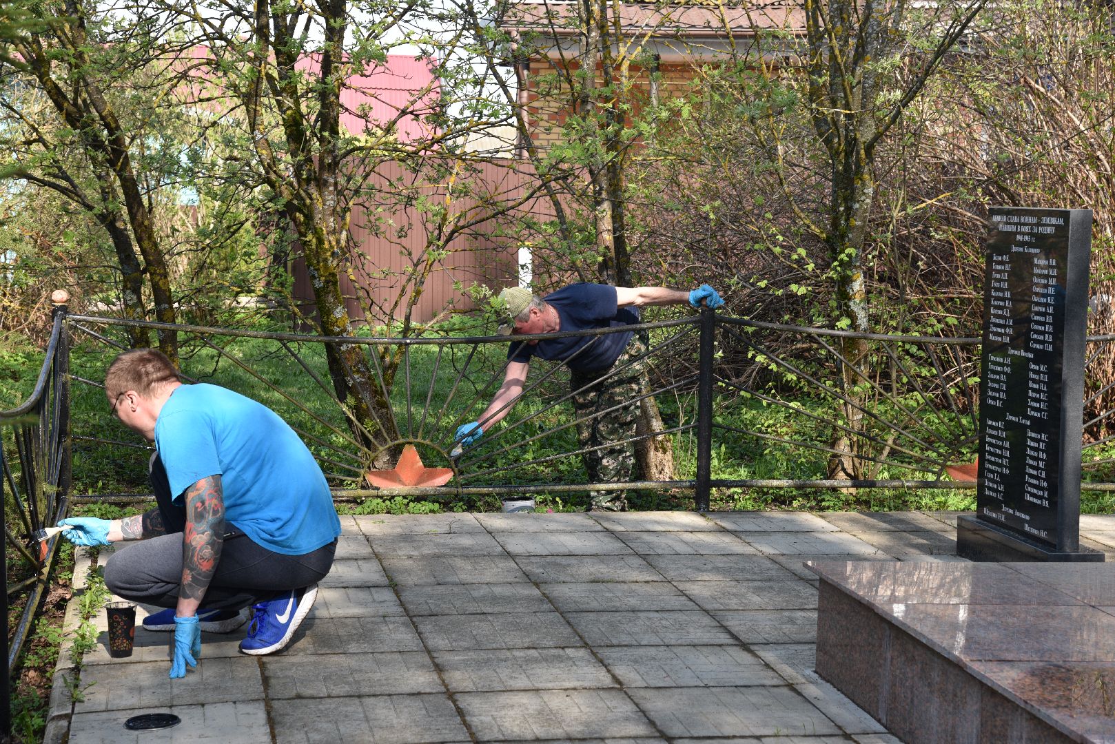 лотошино, калицино, день победы, благоустройство,