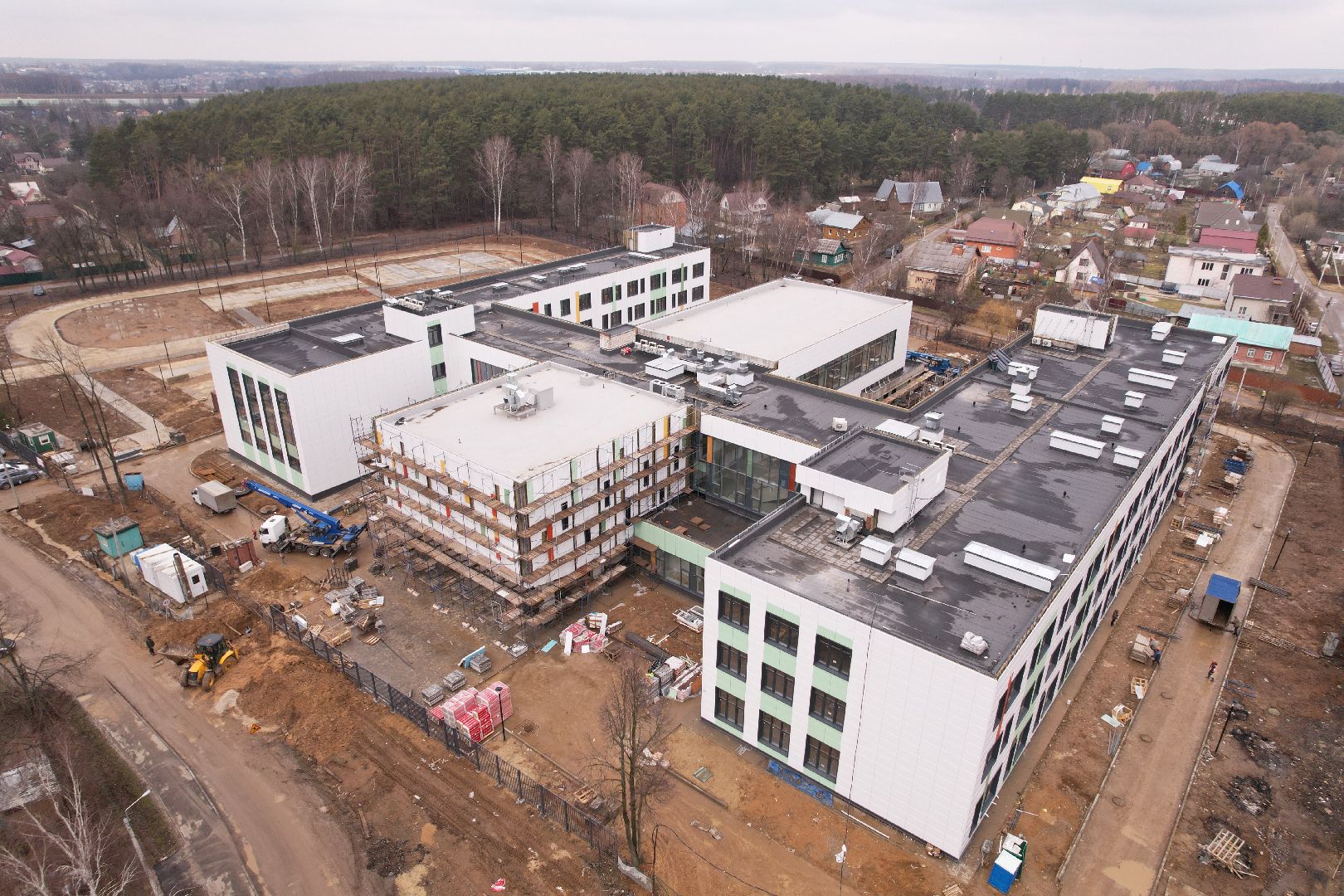 видео с коптера, барыбинская школа, образование в домодедове,