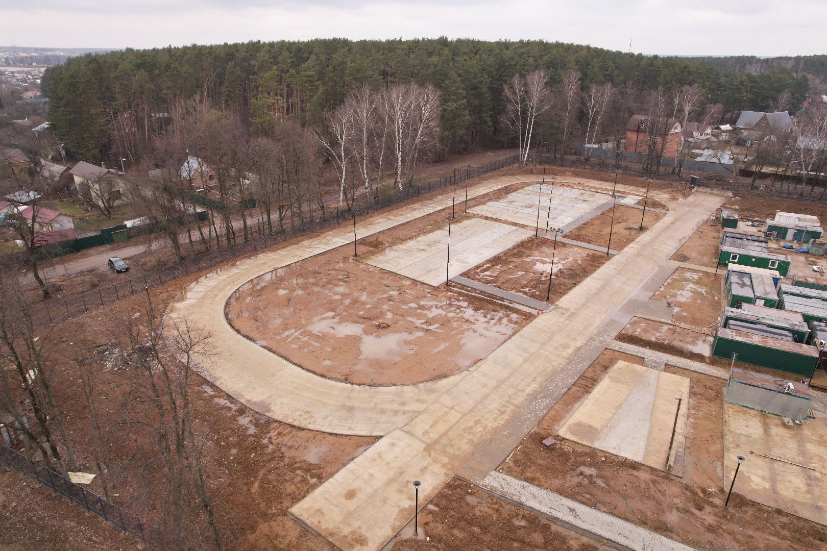 видео с коптера, барыбинская школа, образование в домодедове,