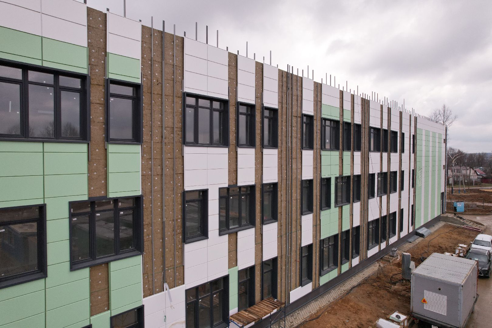 видео с коптера, барыбинская школа, образование в домодедове,