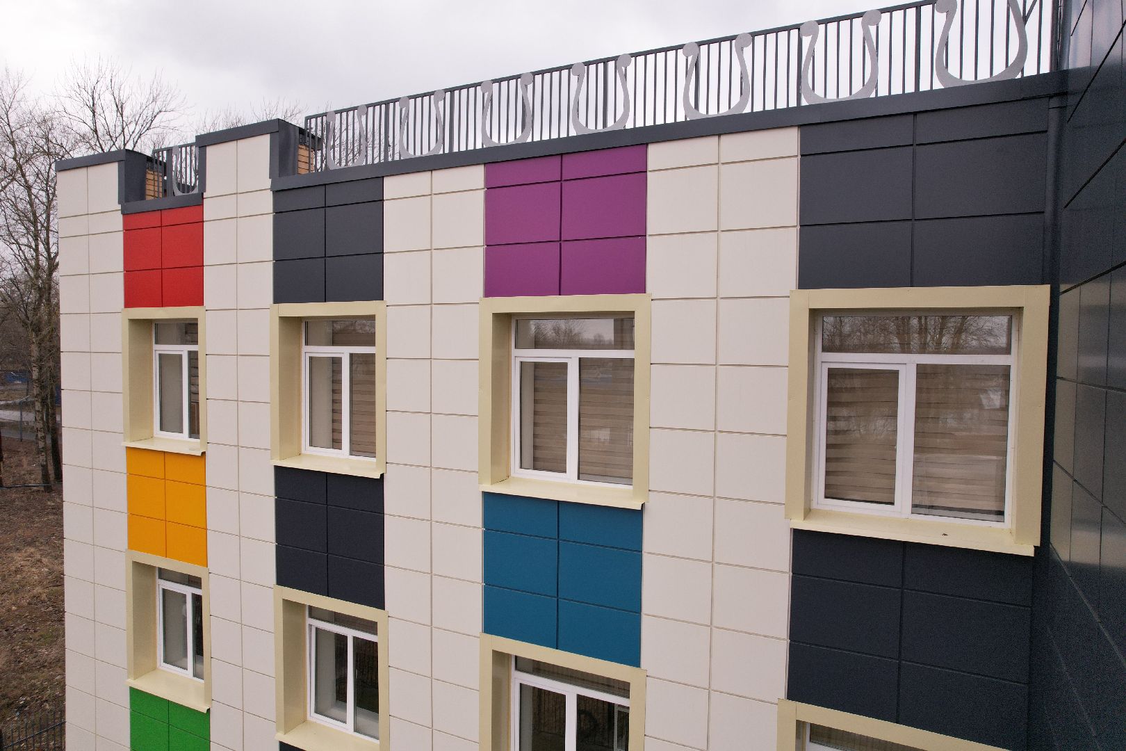 видео с коптера, школ искусств в Растуново , школа искусств домодедово,