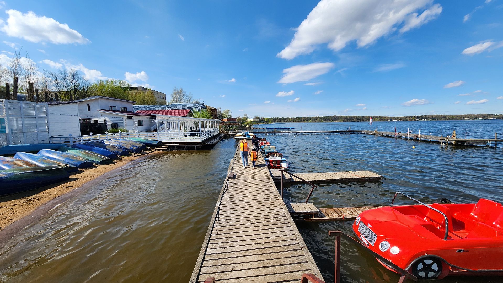 солнечногорск, озеро сенеж, водные прогулки, лодочная станция,