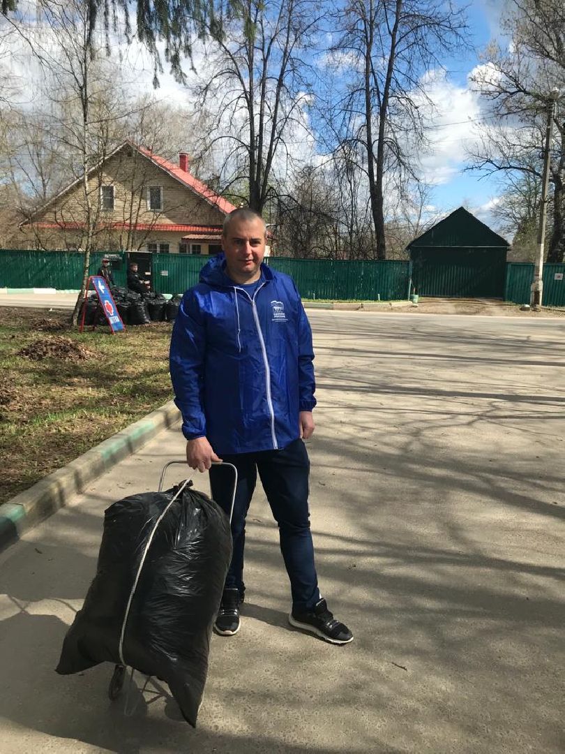 Долгопрудный, субботник, больница, Единая Россия