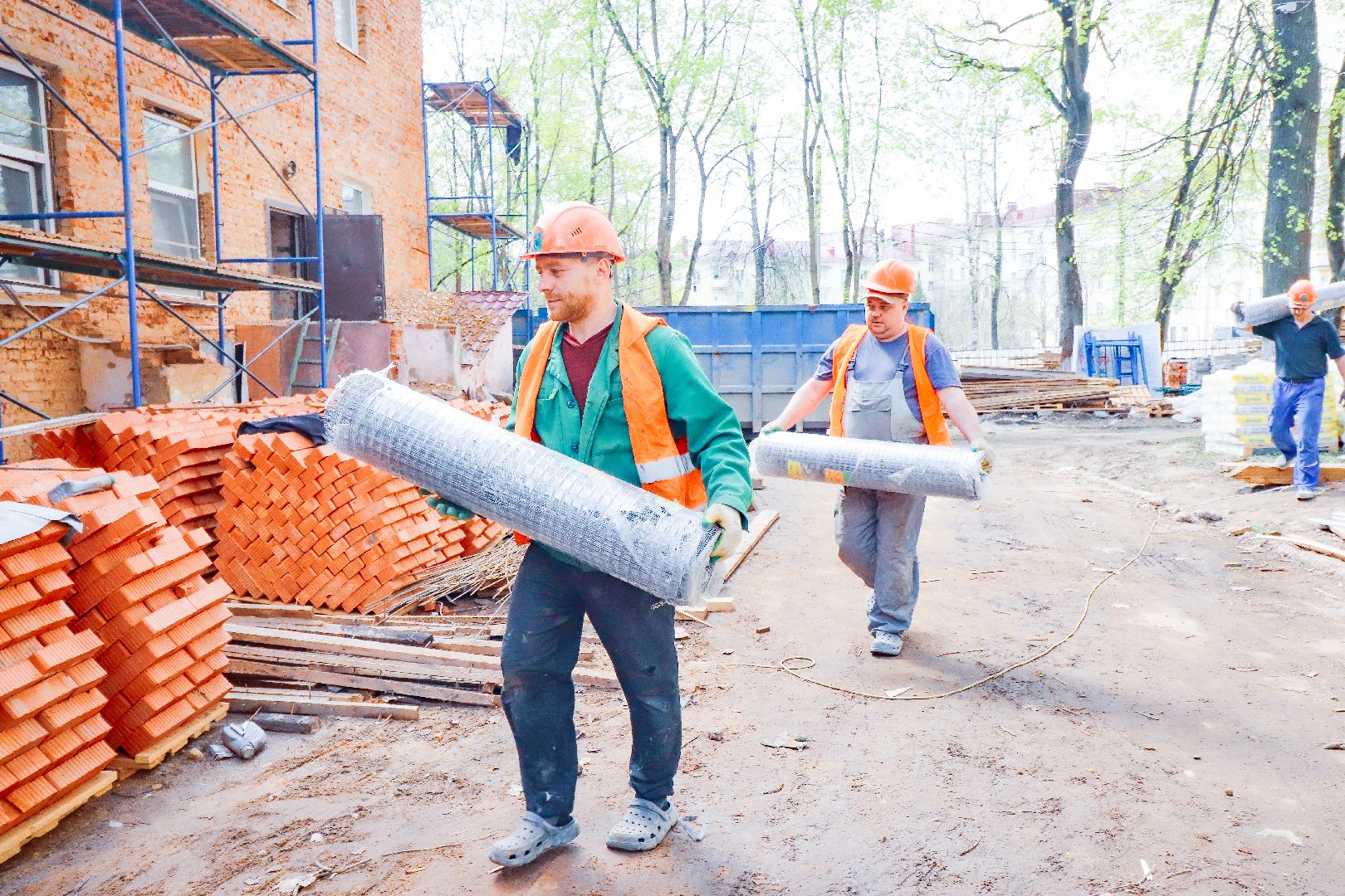 клин, строительство, ремонт детского сада, подмосковье, общество,