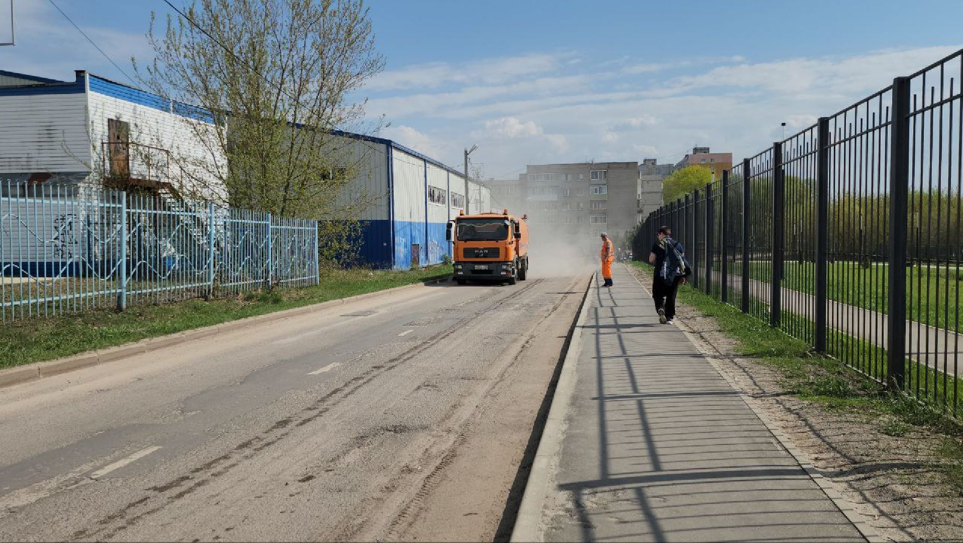 луховицы, благоустройство, уборка улиц,