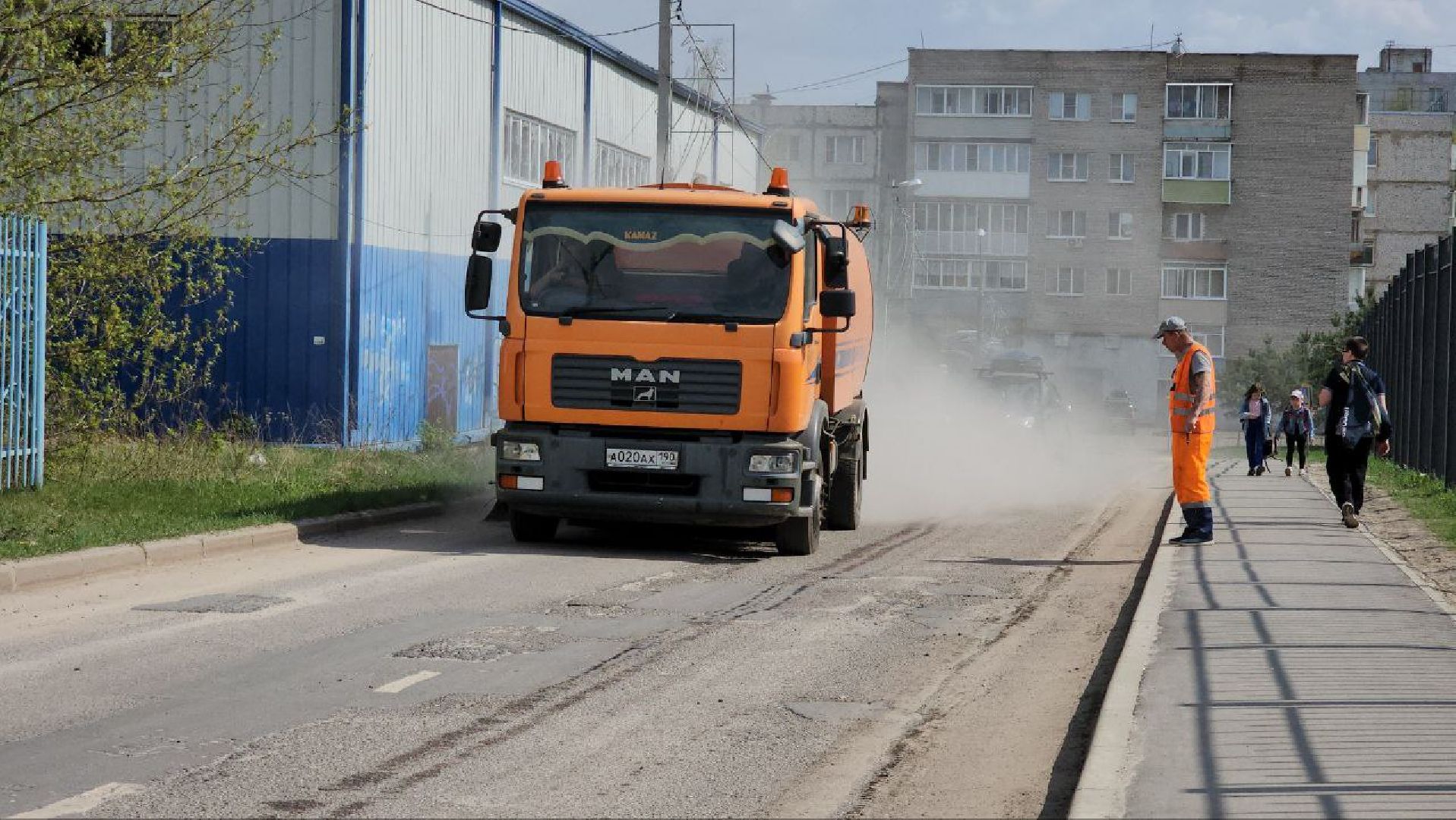 луховицы, благоустройство, уборка улиц,