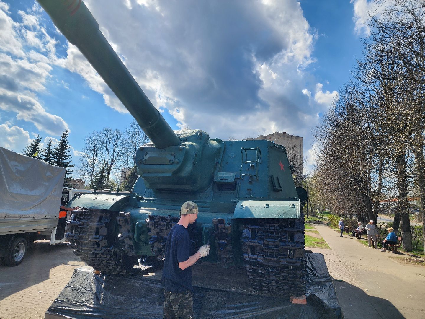 красноармейск, городской округ пушкинский, 80 - летие победы,  благоустройство, памятники вов,