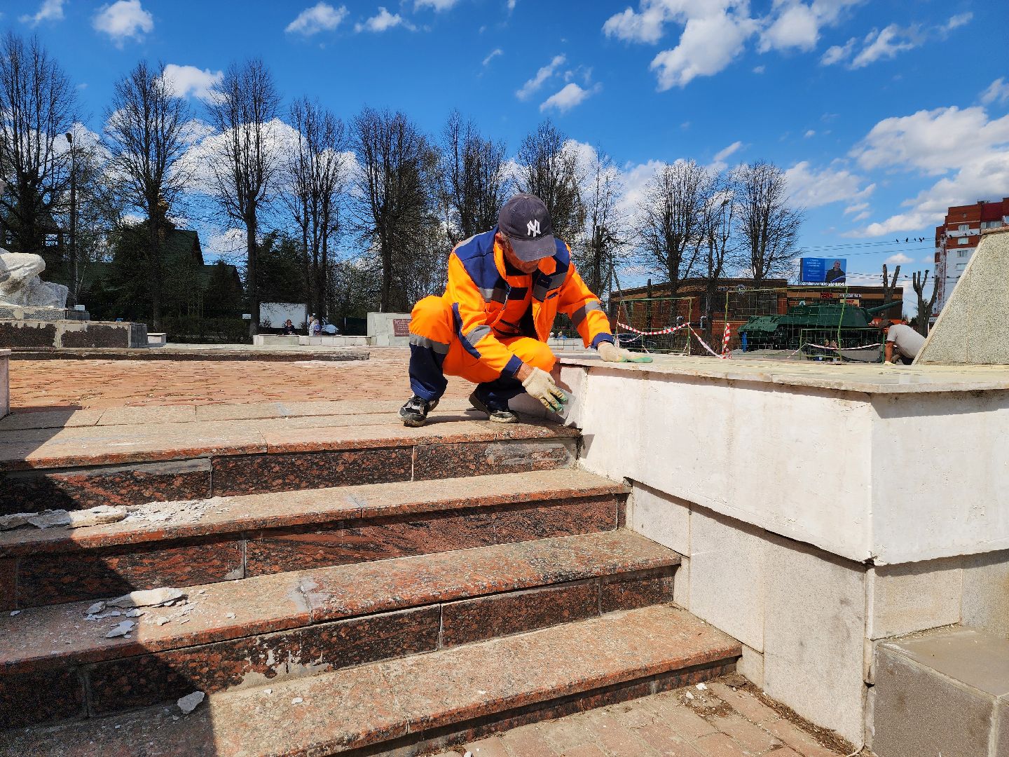 красноармейск, городской округ пушкинский, 80 - летие победы,  благоустройство, памятники вов,