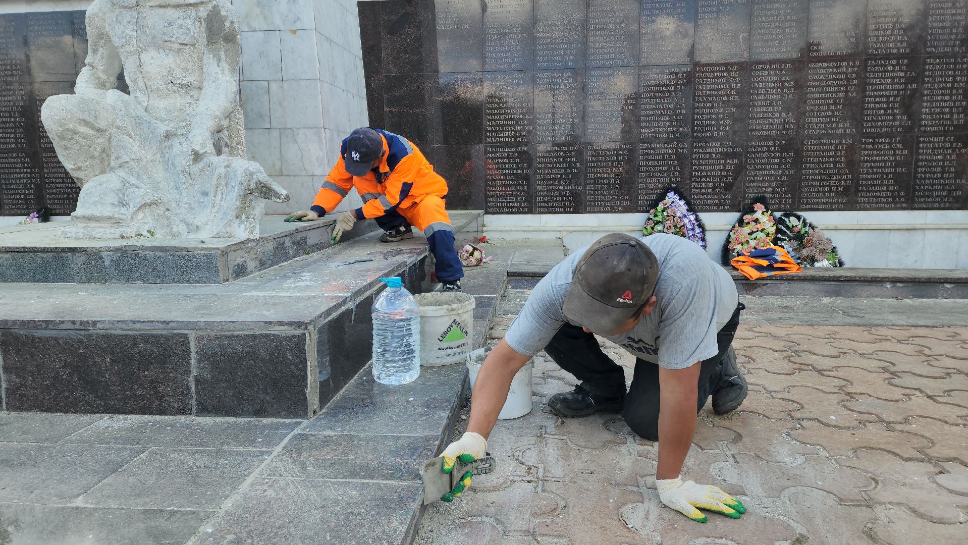 красноармейск, городской округ пушкинский, 80 - летие победы,  благоустройство, памятники вов,