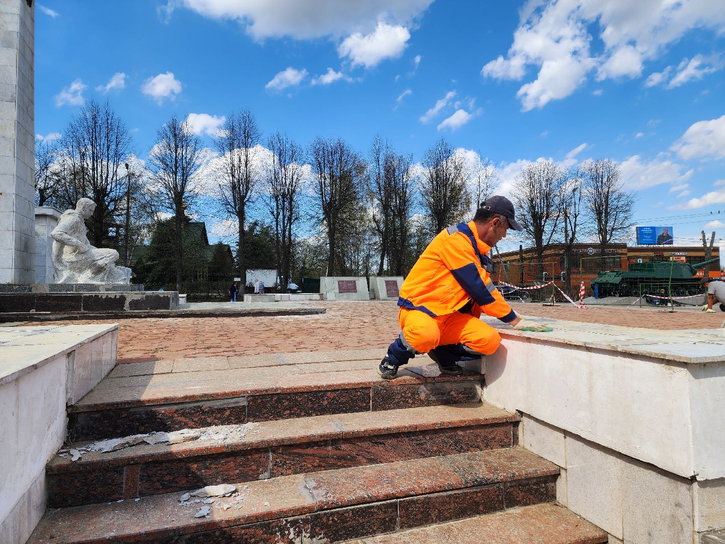 красноармейск, городской округ пушкинский, 80 - летие победы,  благоустройство, памятники вов,