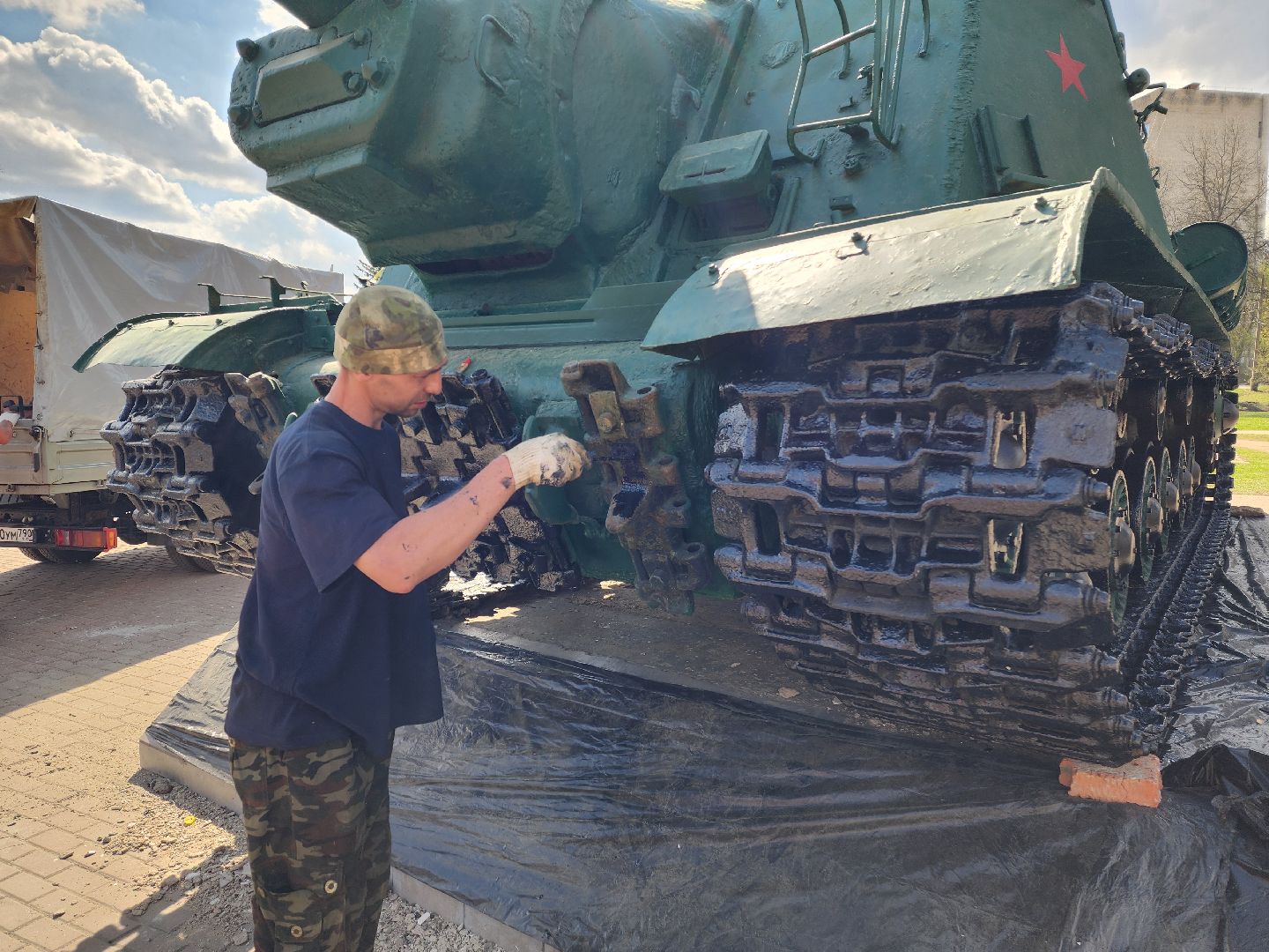 красноармейск, городской округ пушкинский, 80 - летие победы,  благоустройство, памятники вов,