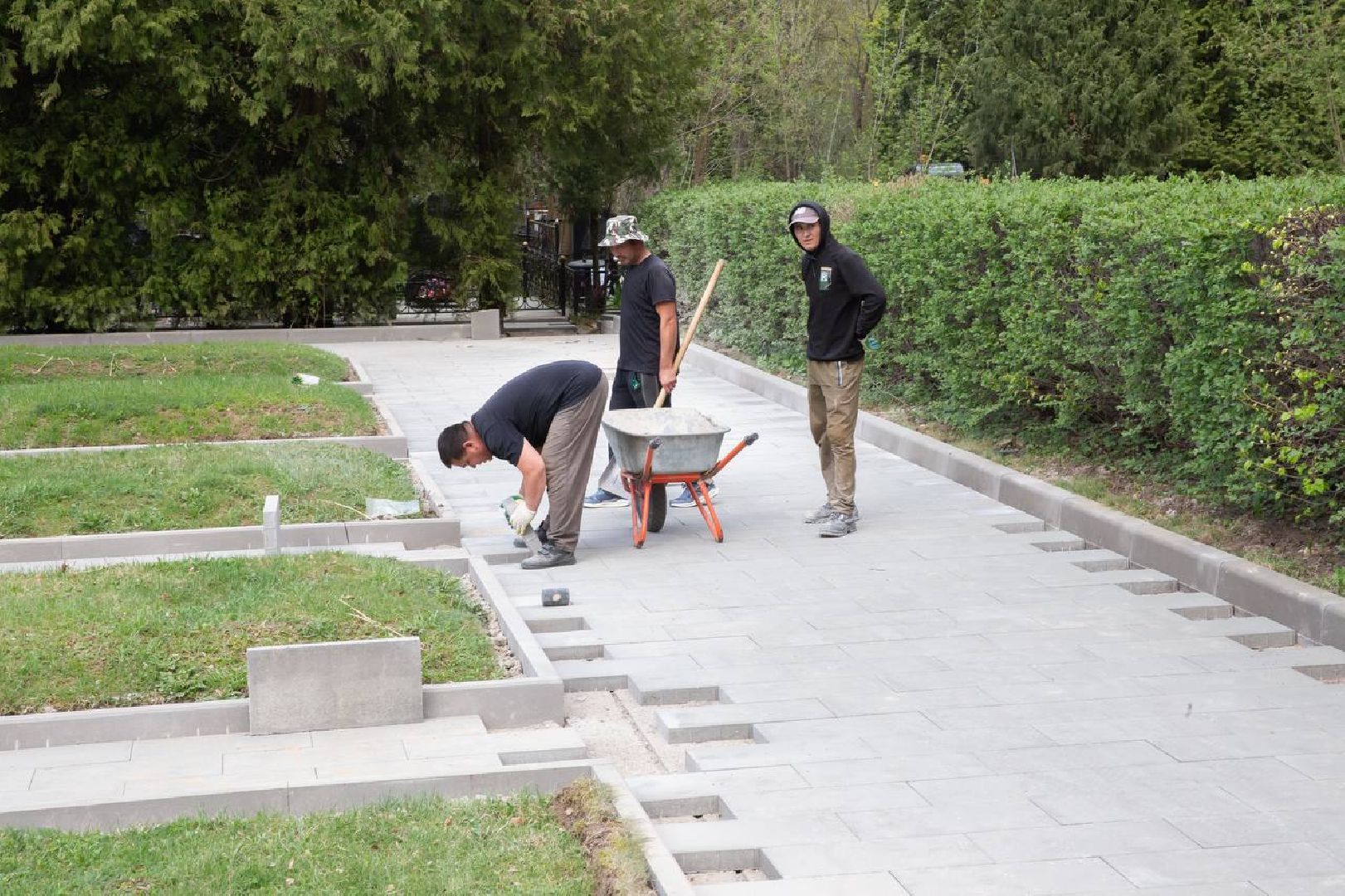 Подольск , братская могила, реконструкция,
