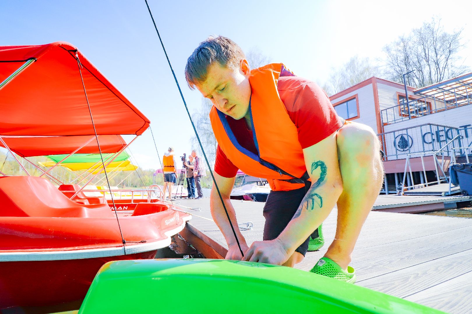 клин, общество, парки подмосковья, прокат водного инвентаря, лето,