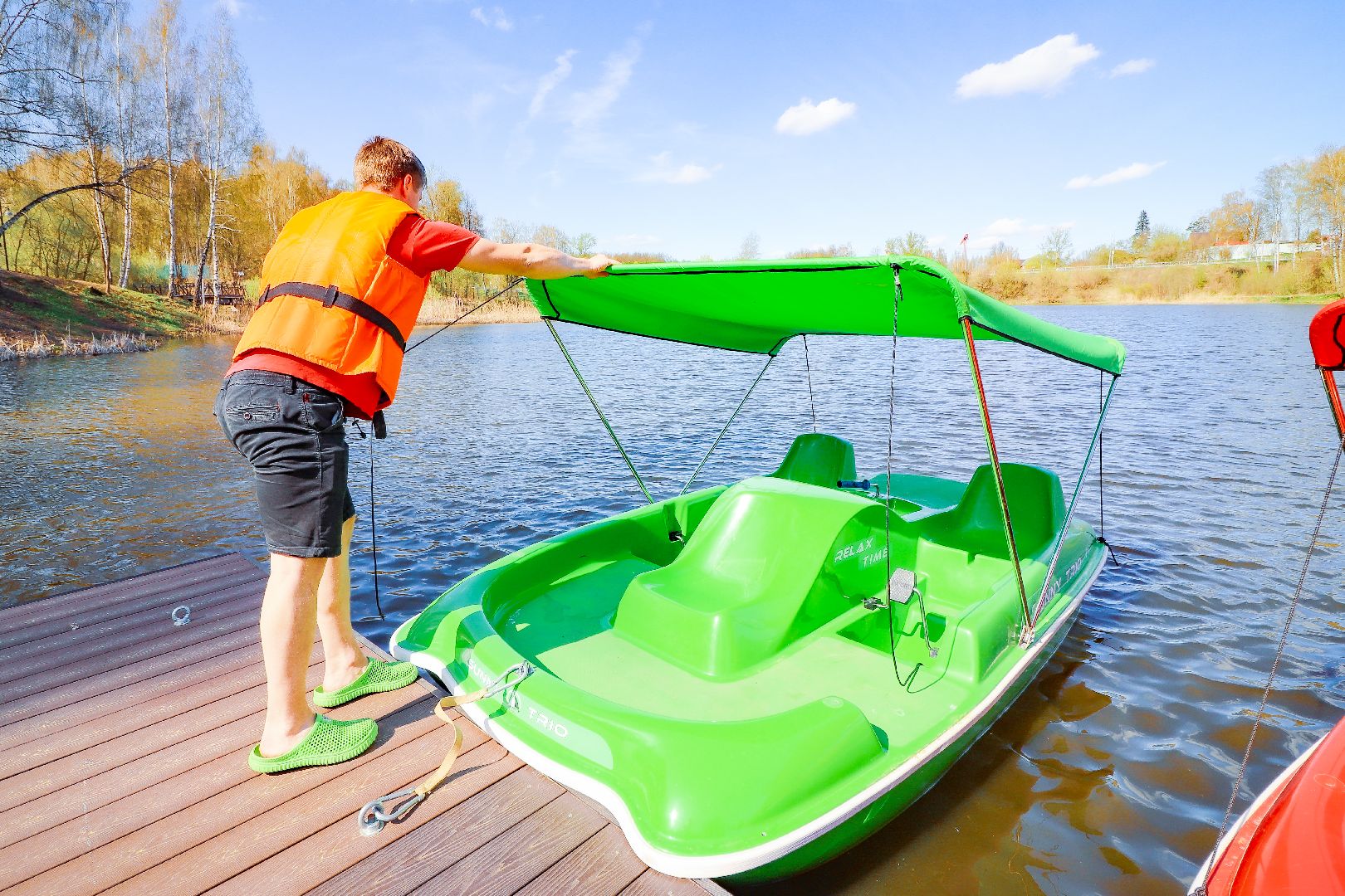 клин, общество, парки подмосковья, прокат водного инвентаря, лето,