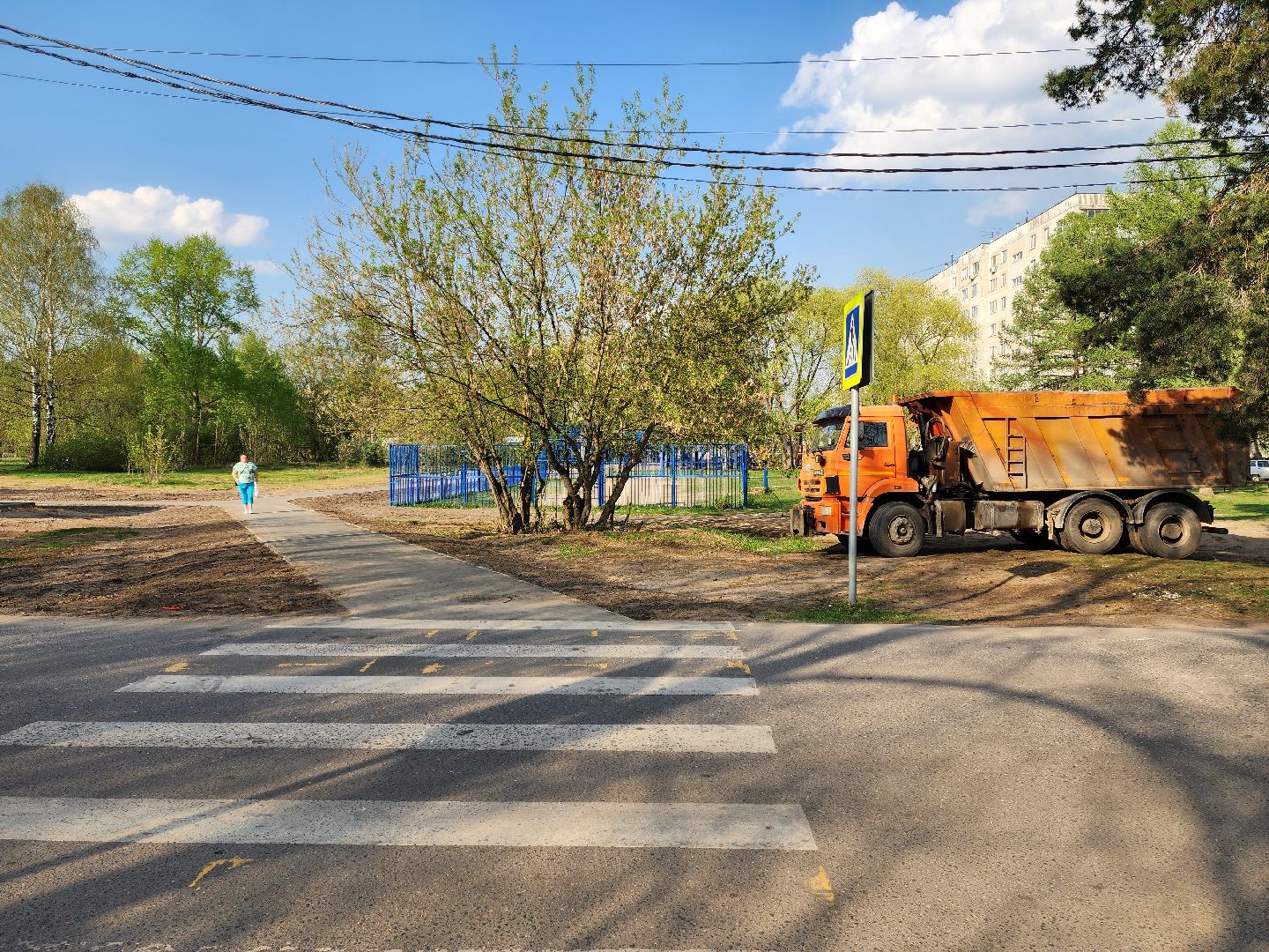 раменское, благоустройство, пешком в подмосковье, тротуар в поселке совхоза раменское,