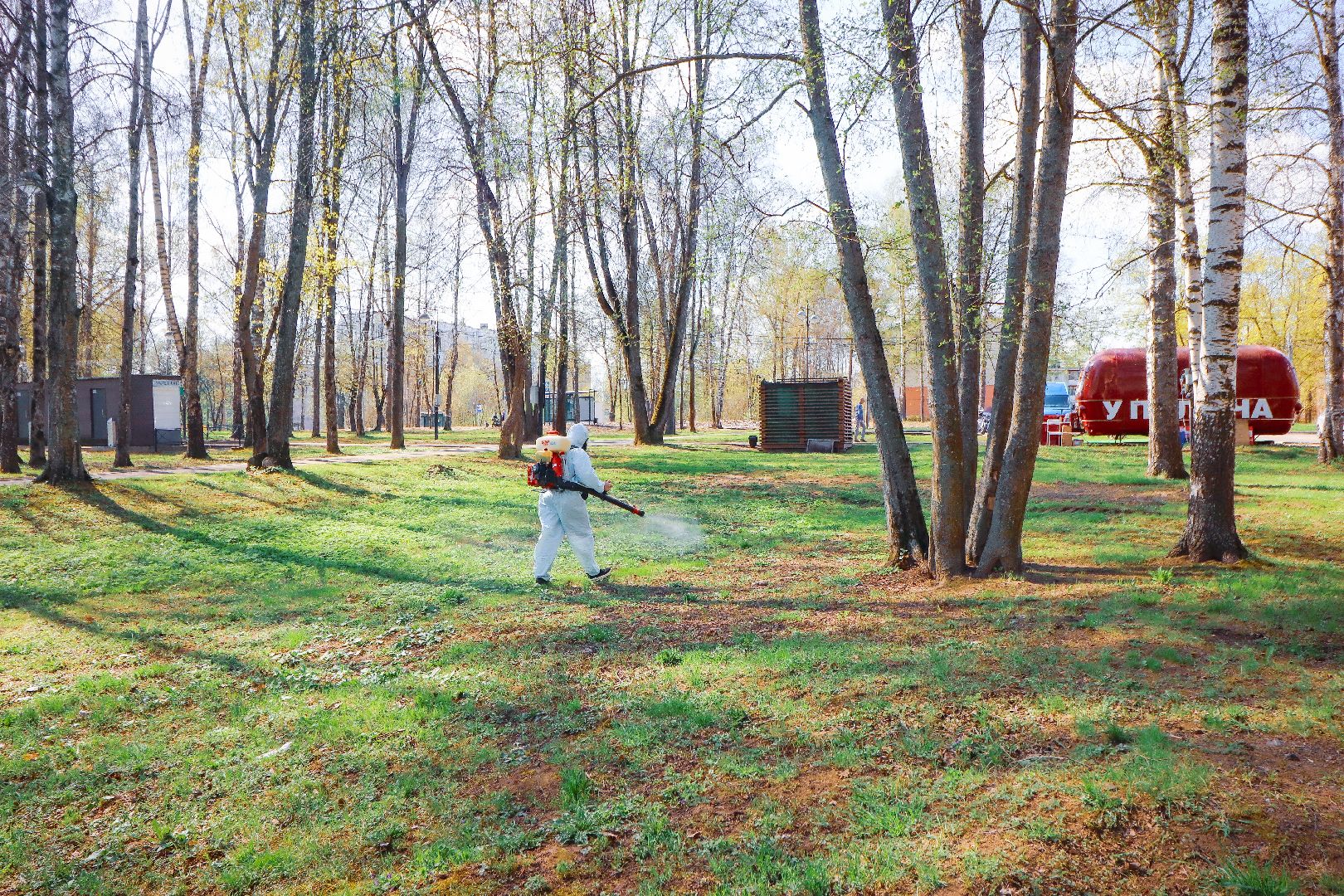 клин, общество, парки, обработка от клещей,