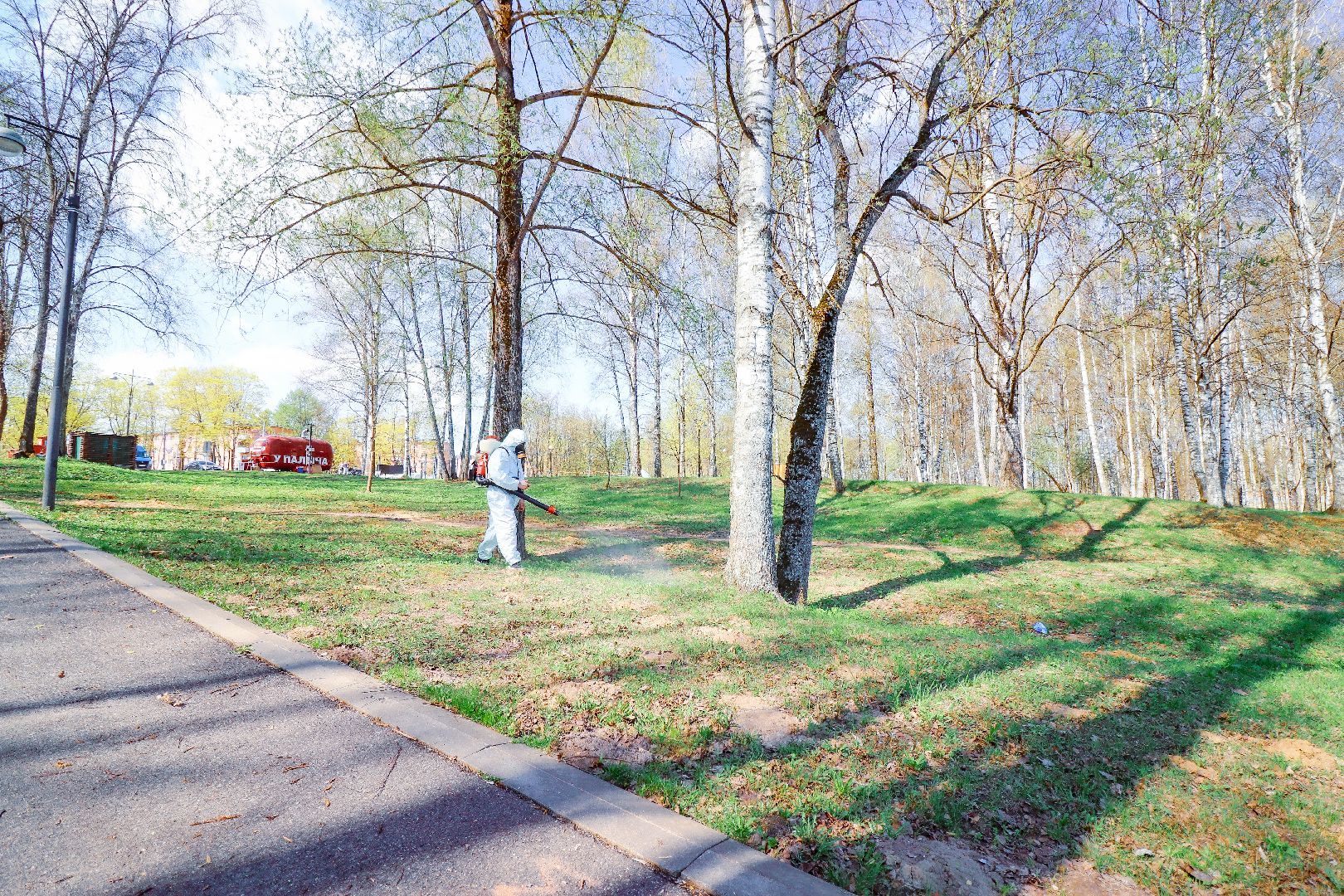 клин, общество, парки, обработка от клещей,