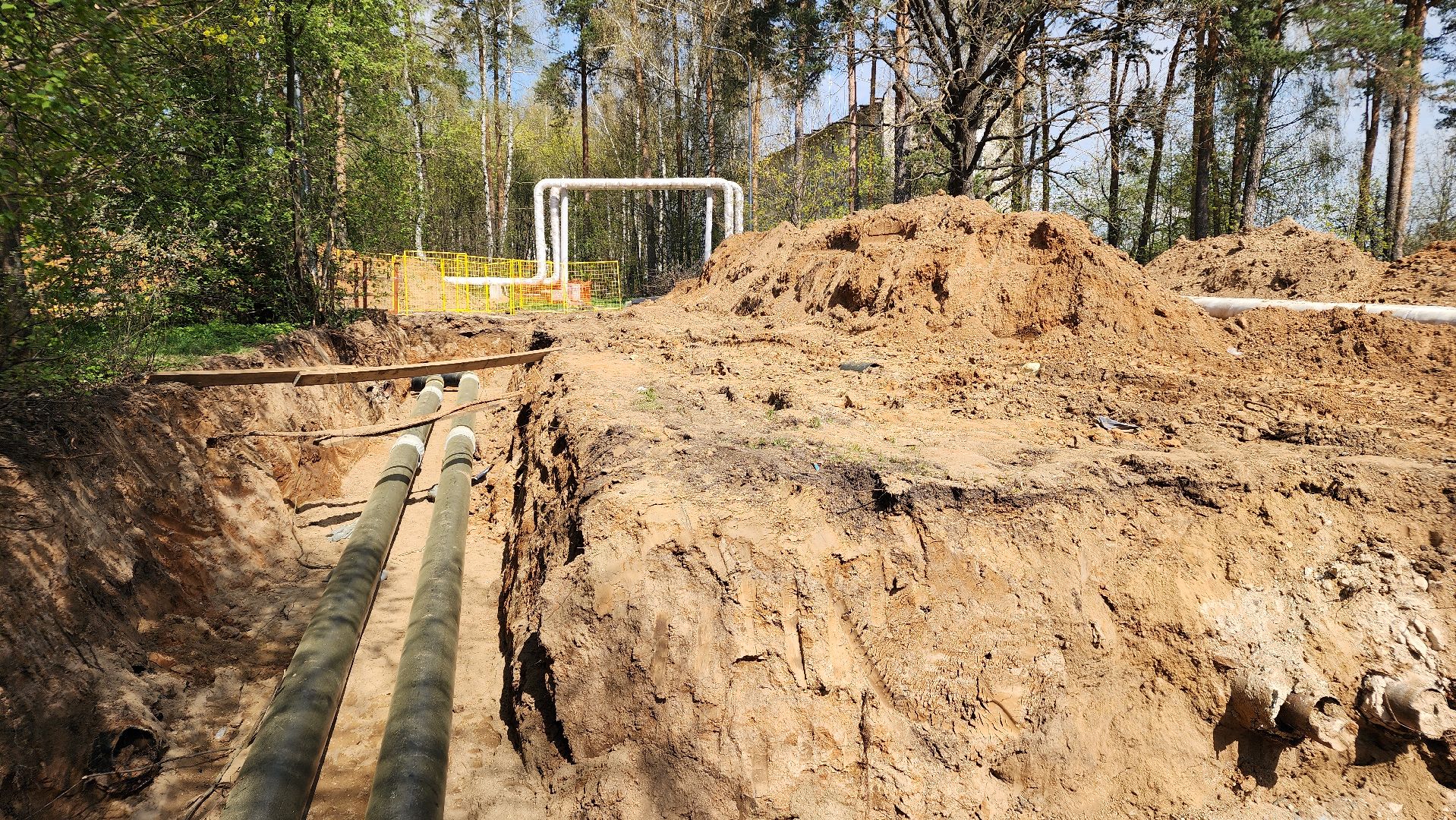 ЖКХ, капремонт теплосетей, Лосино-Петровский,