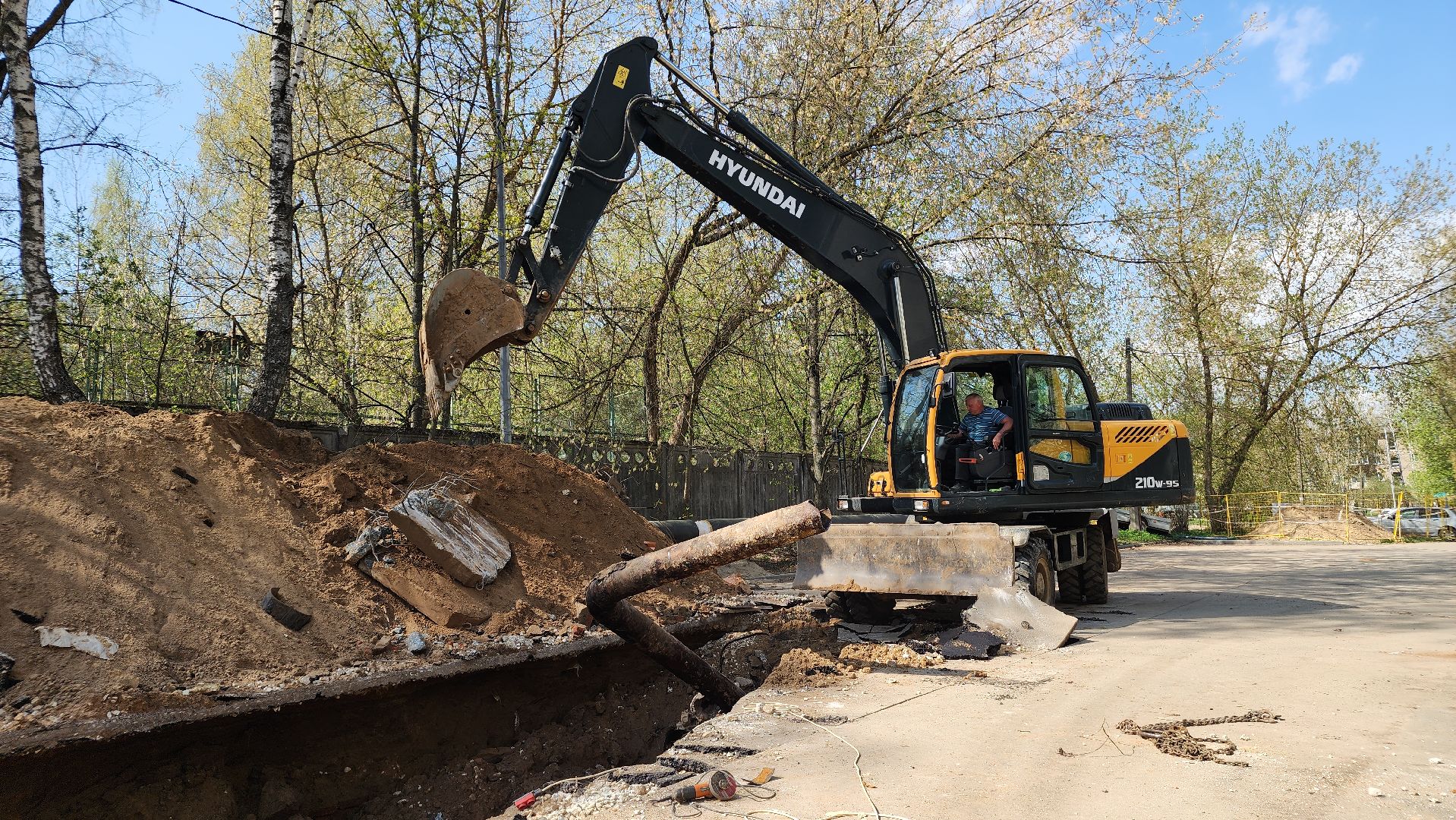 ЖКХ, капремонт теплосетей, Лосино-Петровский,
