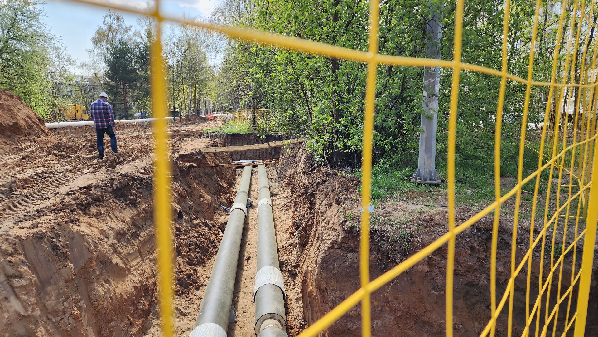 ЖКХ, капремонт теплосетей, Лосино-Петровский,