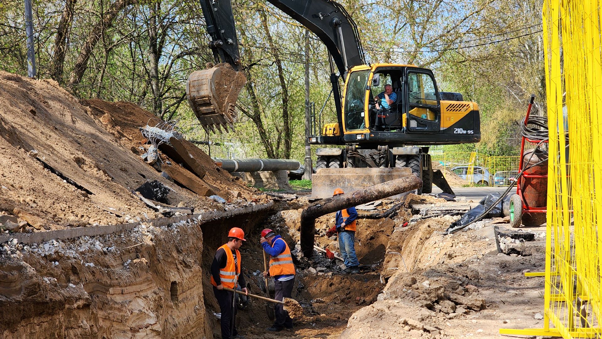 ЖКХ, капремонт теплосетей, Лосино-Петровский,