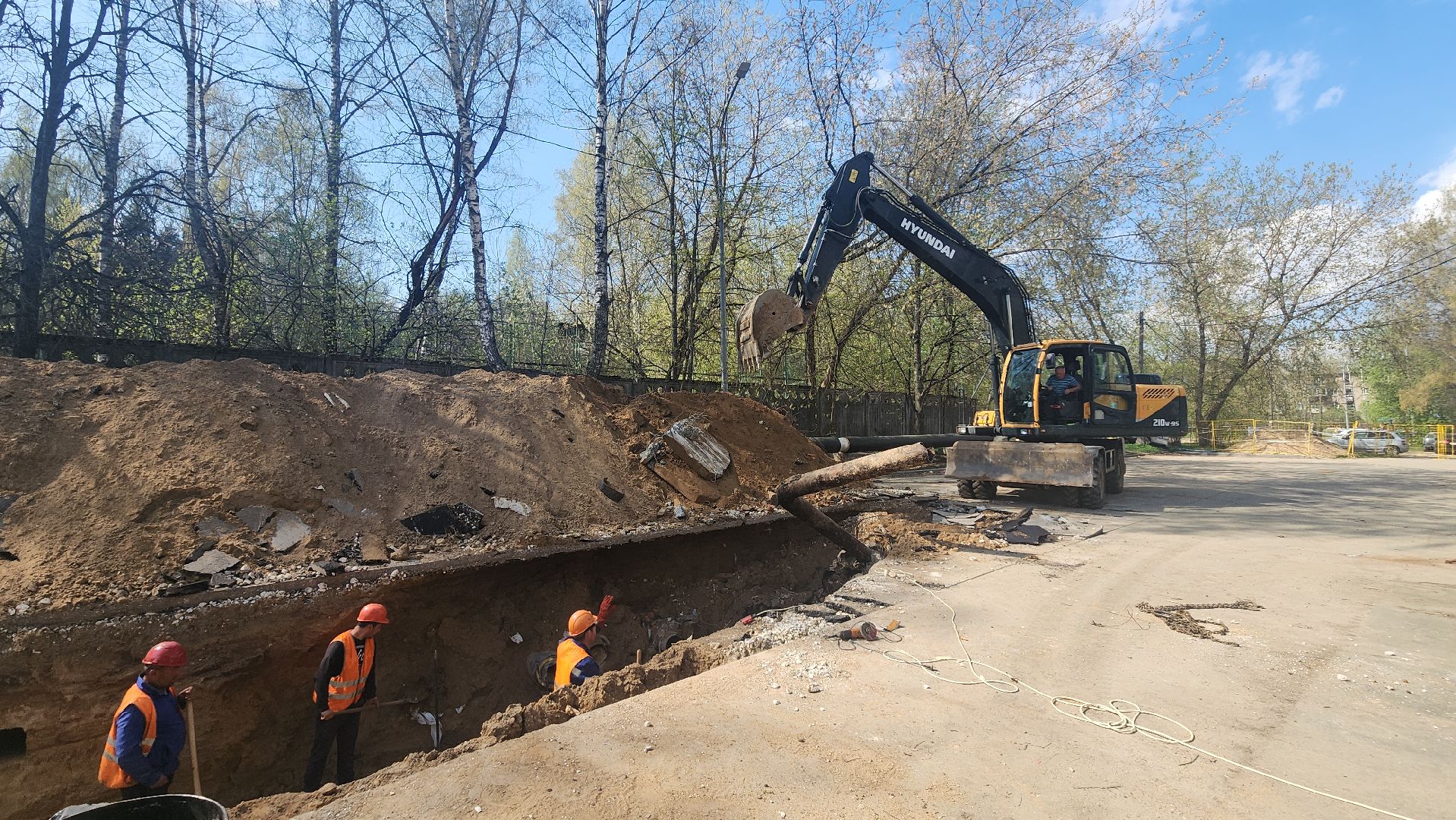 ЖКХ, капремонт теплосетей, Лосино-Петровский,