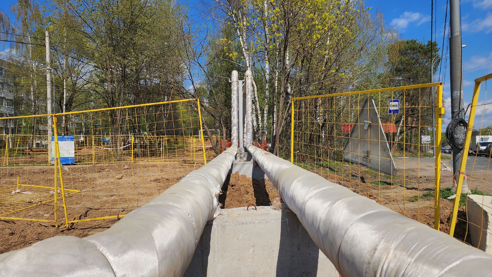 ЖКХ, капремонт теплосетей, Лосино-Петровский,