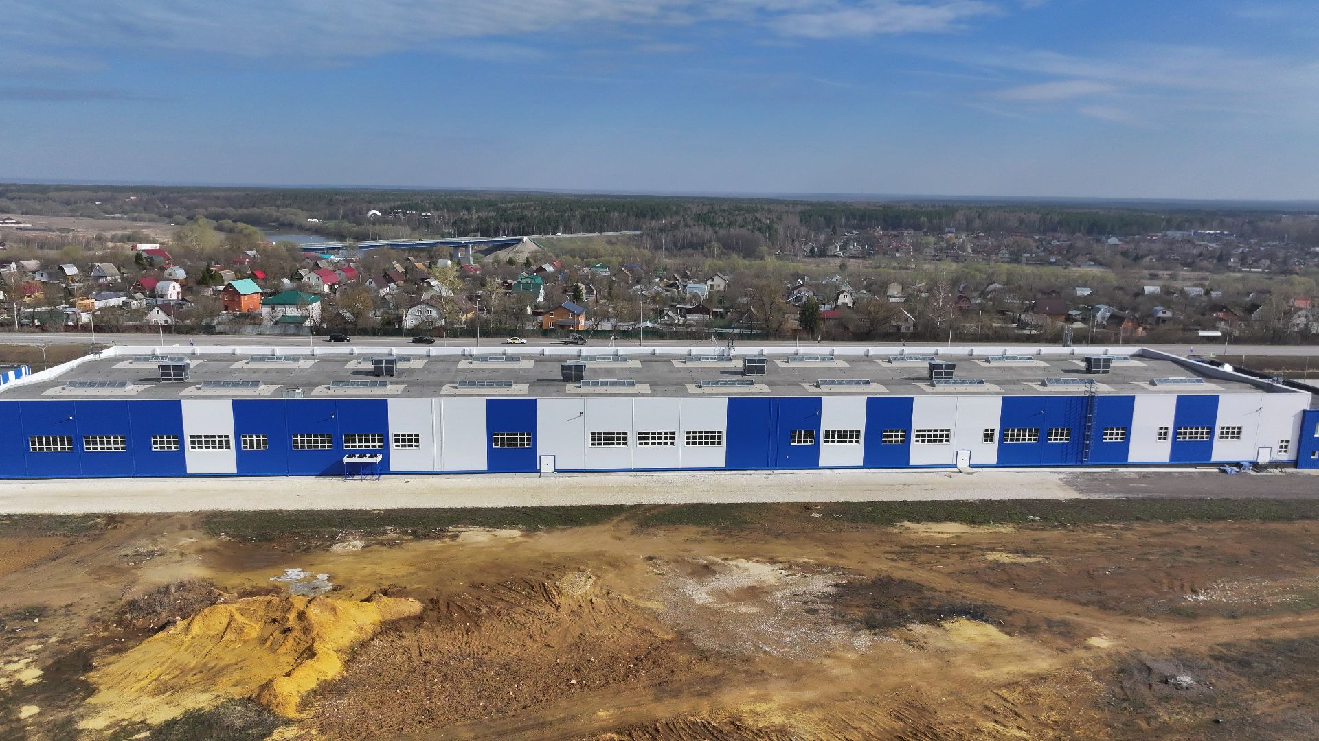 видео с коптера, кабельный завод в воскресенске, оптоволоконный завод,