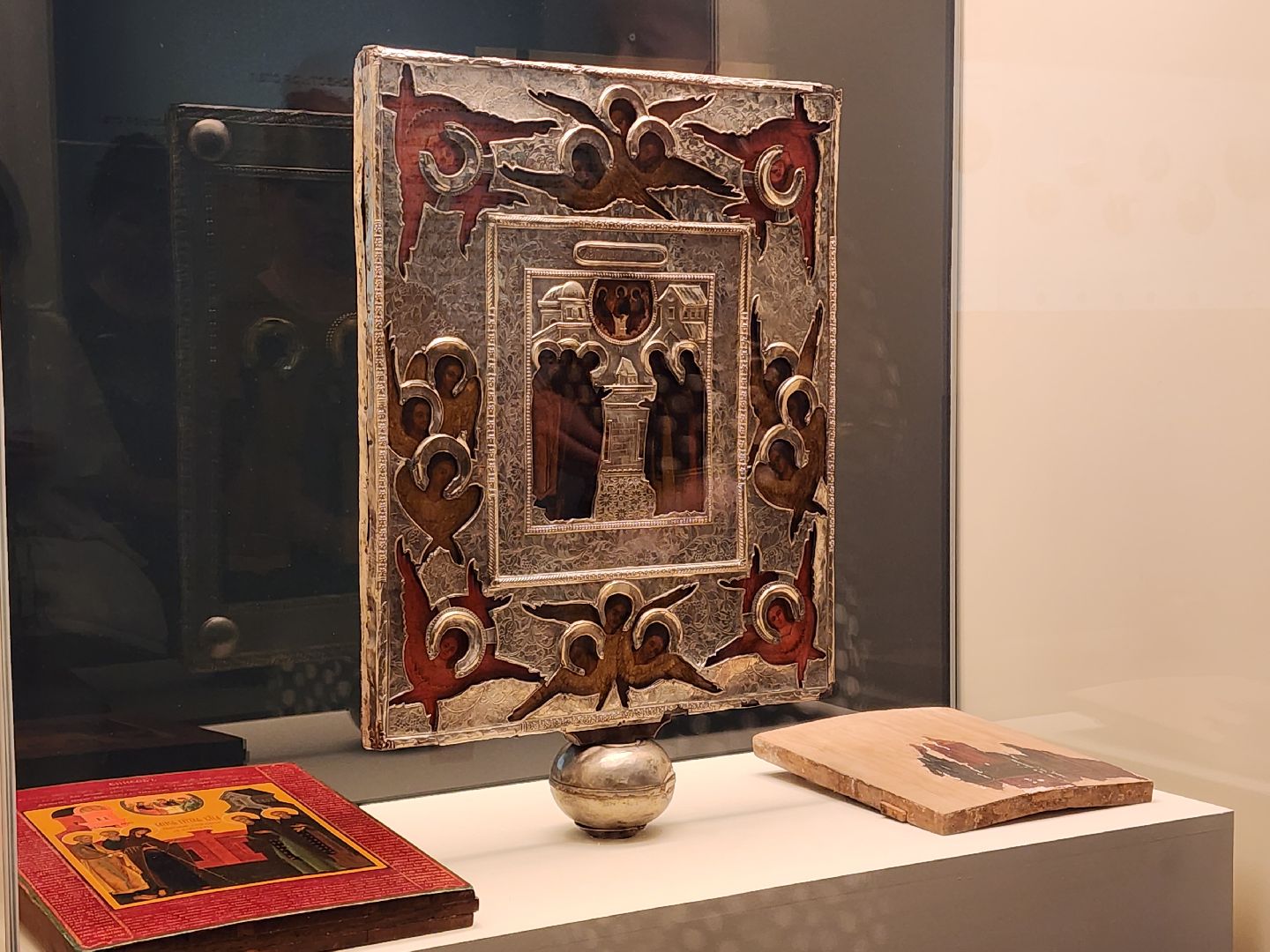 сергиев посад, сергиево-посадский музей-заповедник, любовью и единением спасемся, икона,