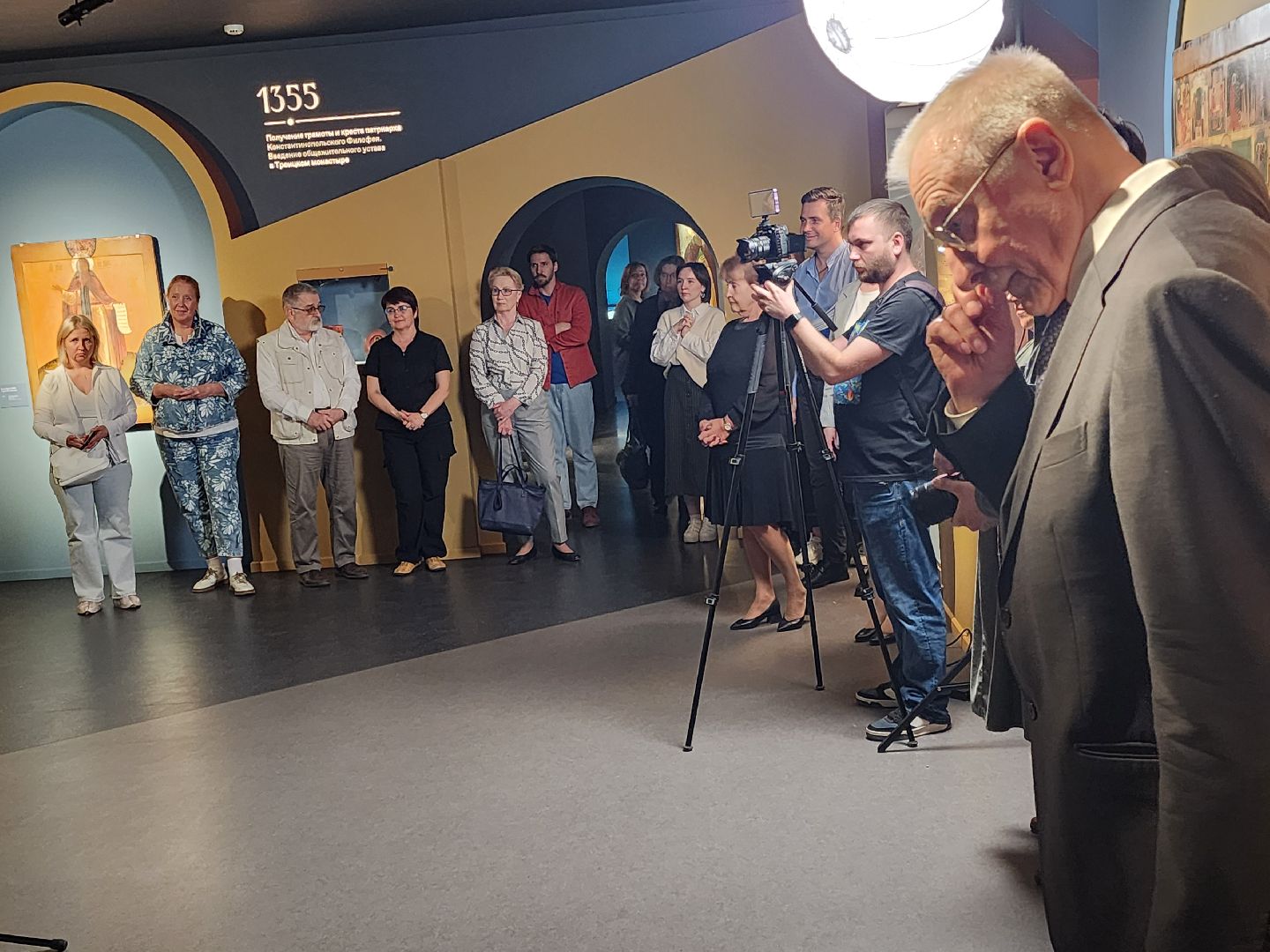 сергиев посад, сергиево-посадский музей-заповедник, любовью и единением спасемся, икона,