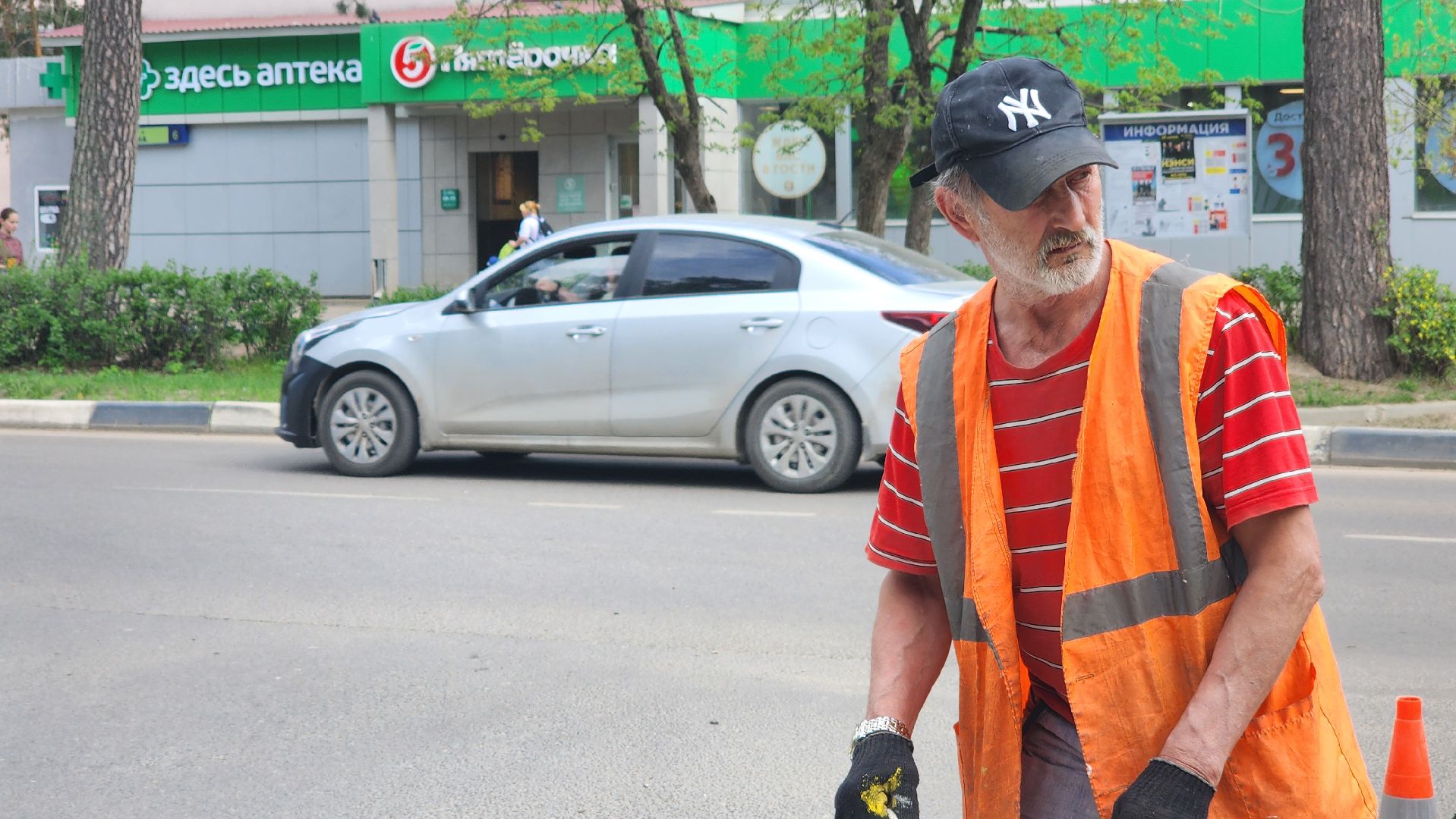 разметка дороги, пешеходный переход, протвино,