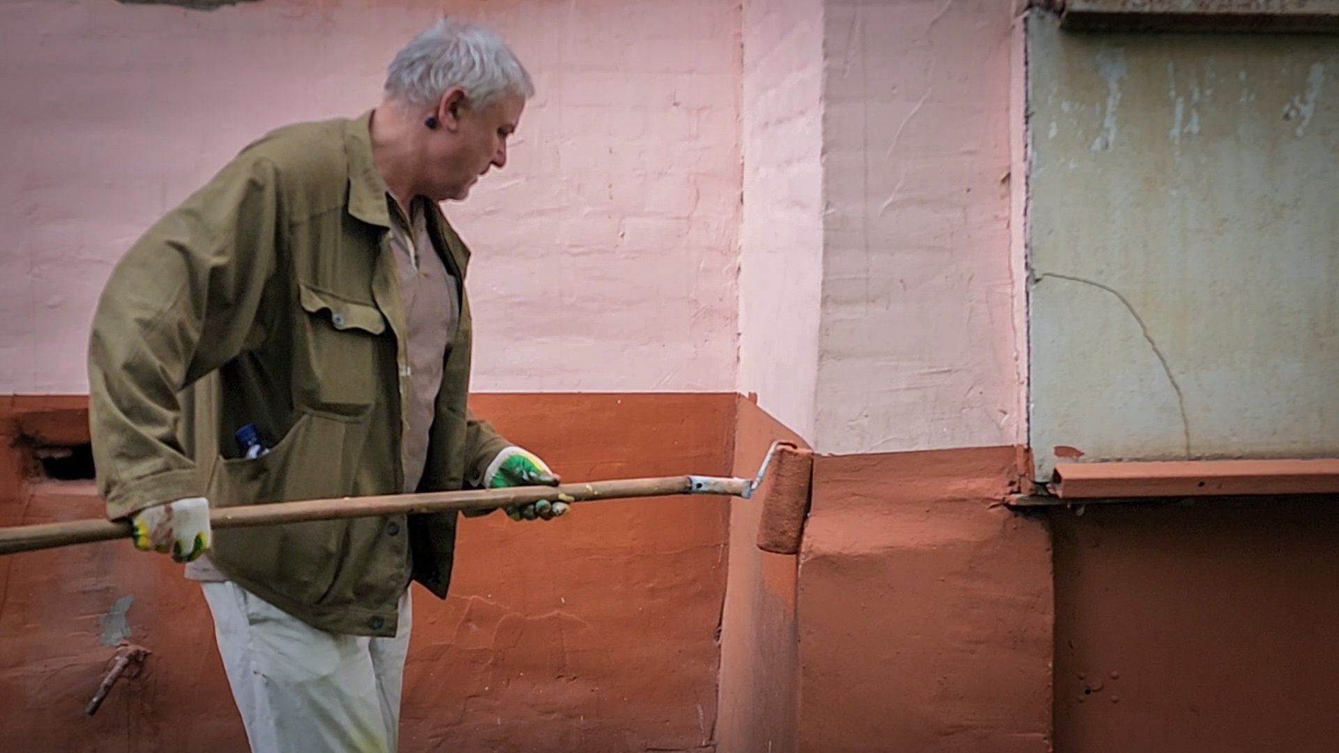 бронницы, благоустройство , покраска цоколя,