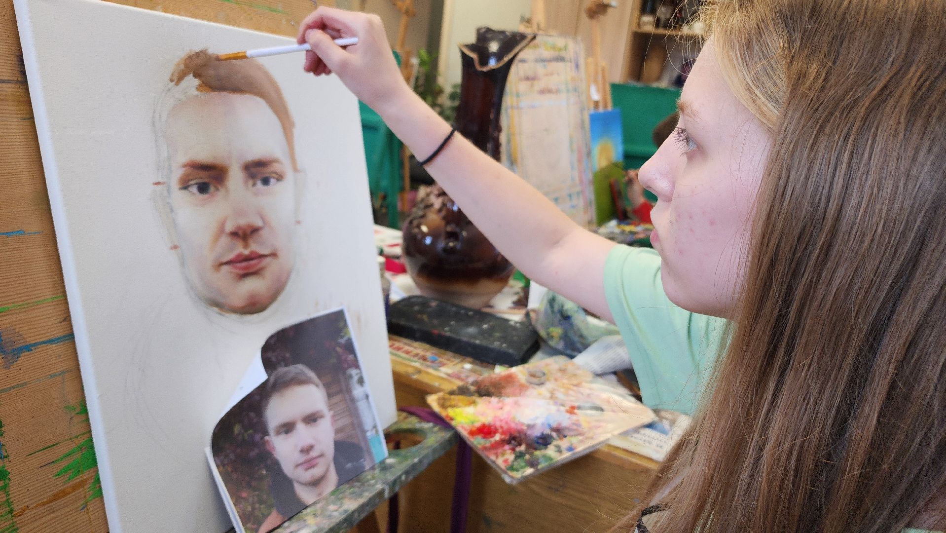 искусство, портрет героя, сво, волоколамск,