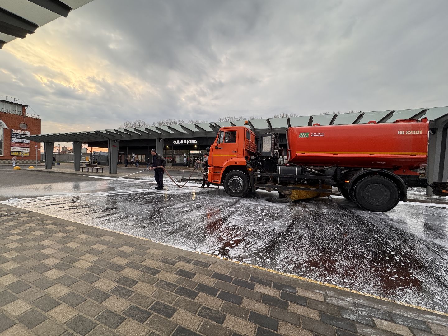 Одинцово, Уборка площади, Благоустройство,