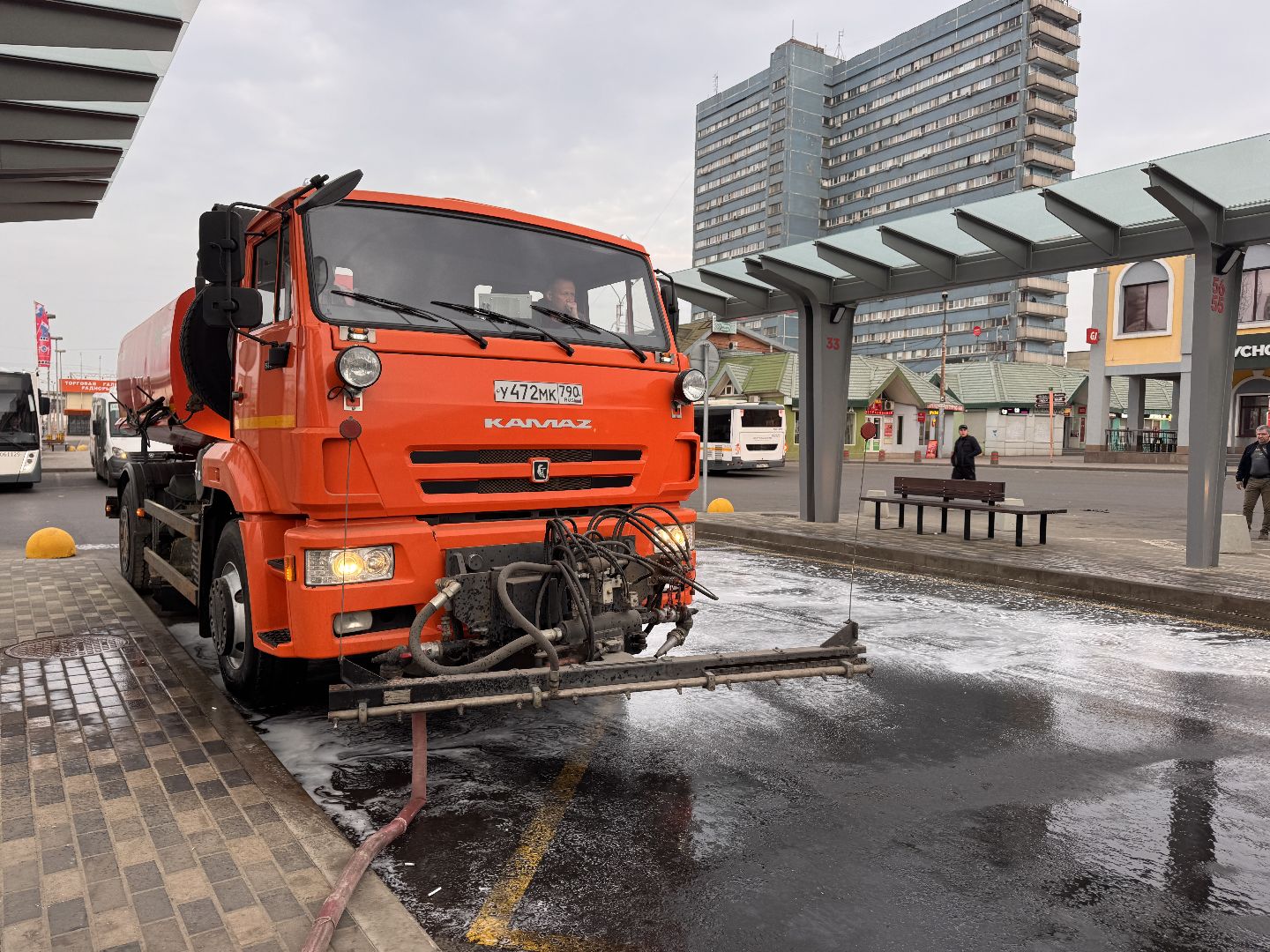 Одинцово, Уборка площади, Благоустройство,